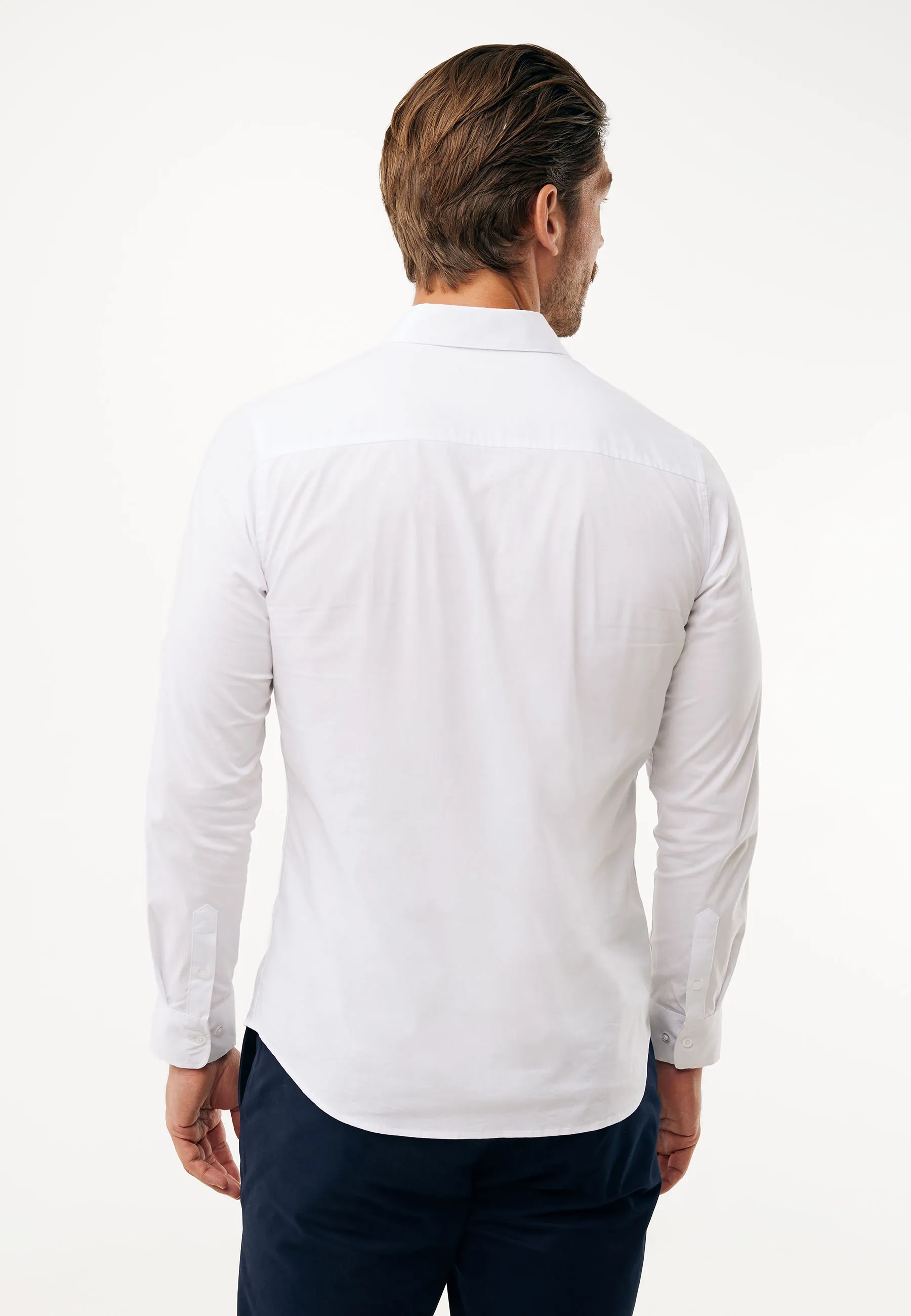 Aneto Easy Iron Shirt Off White