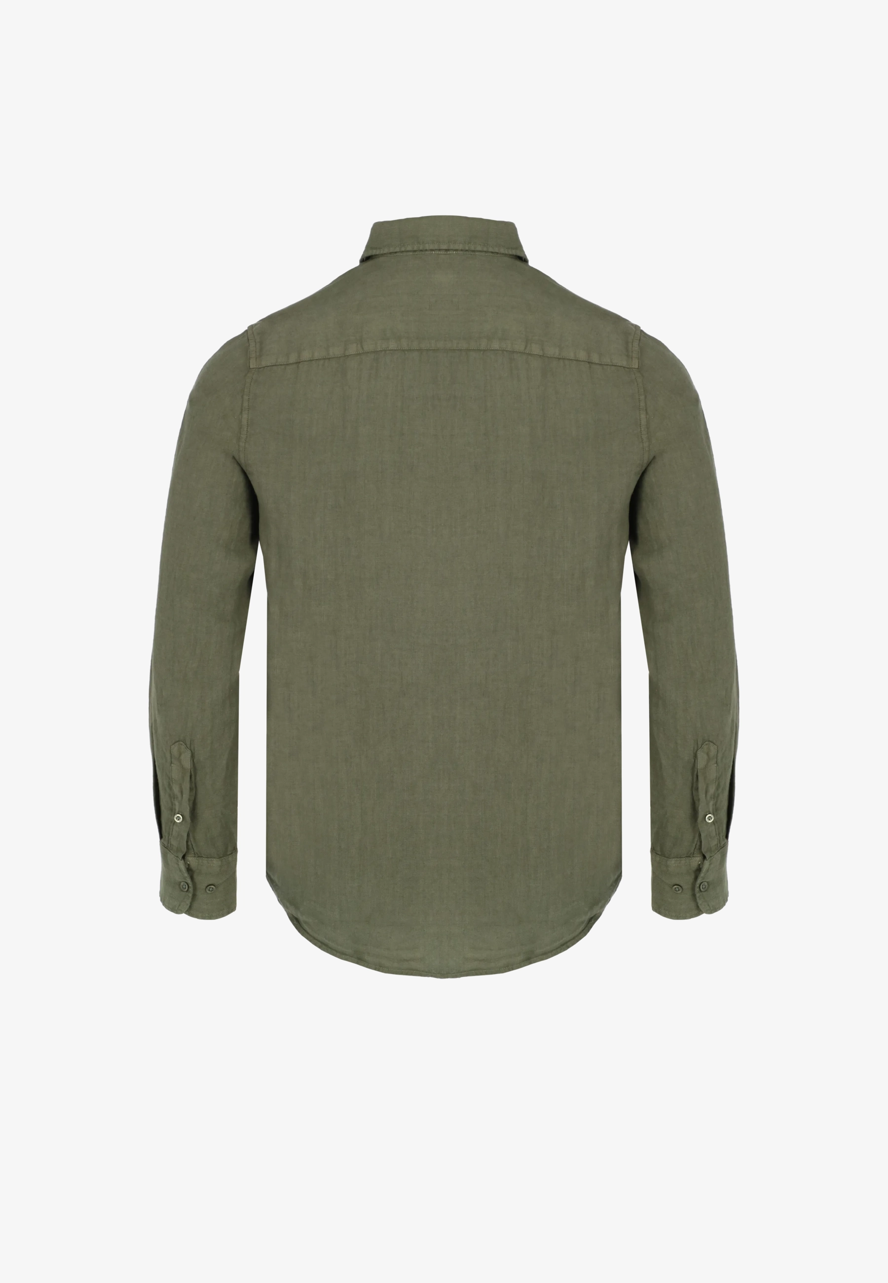 Linnen Overhemd Groen
