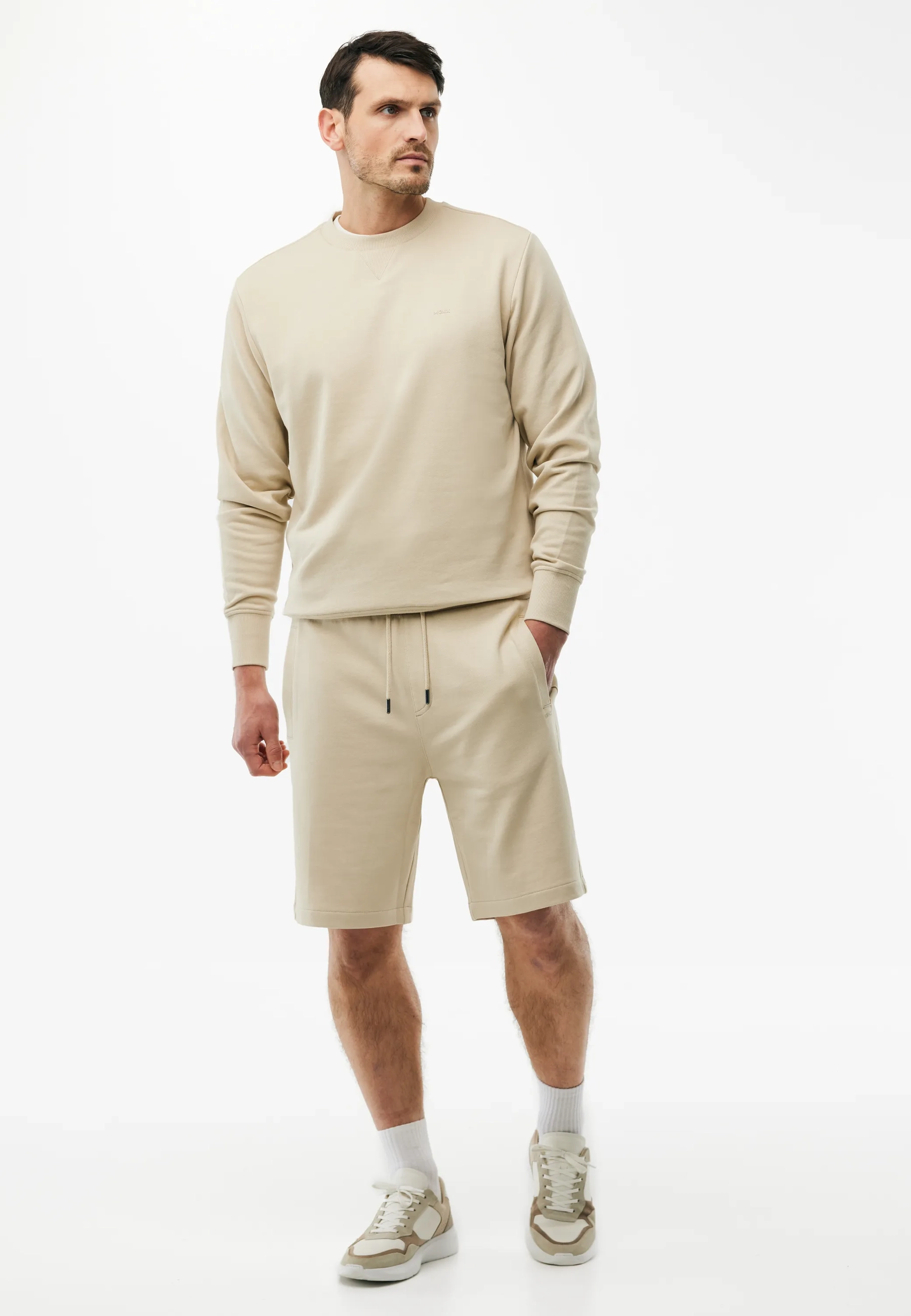 Andes Sweatshort Lichtzand