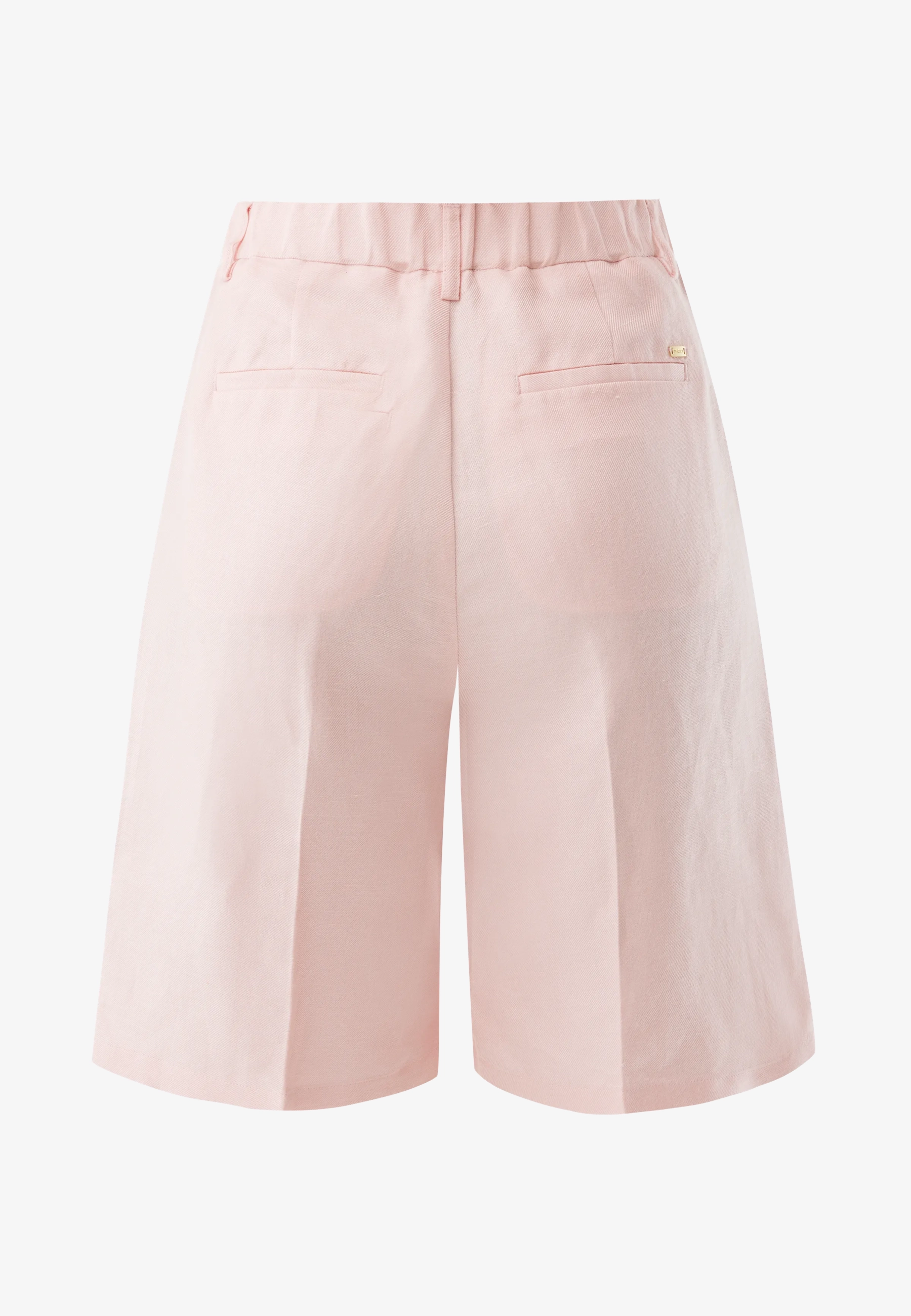Linen Shorts Light Pink