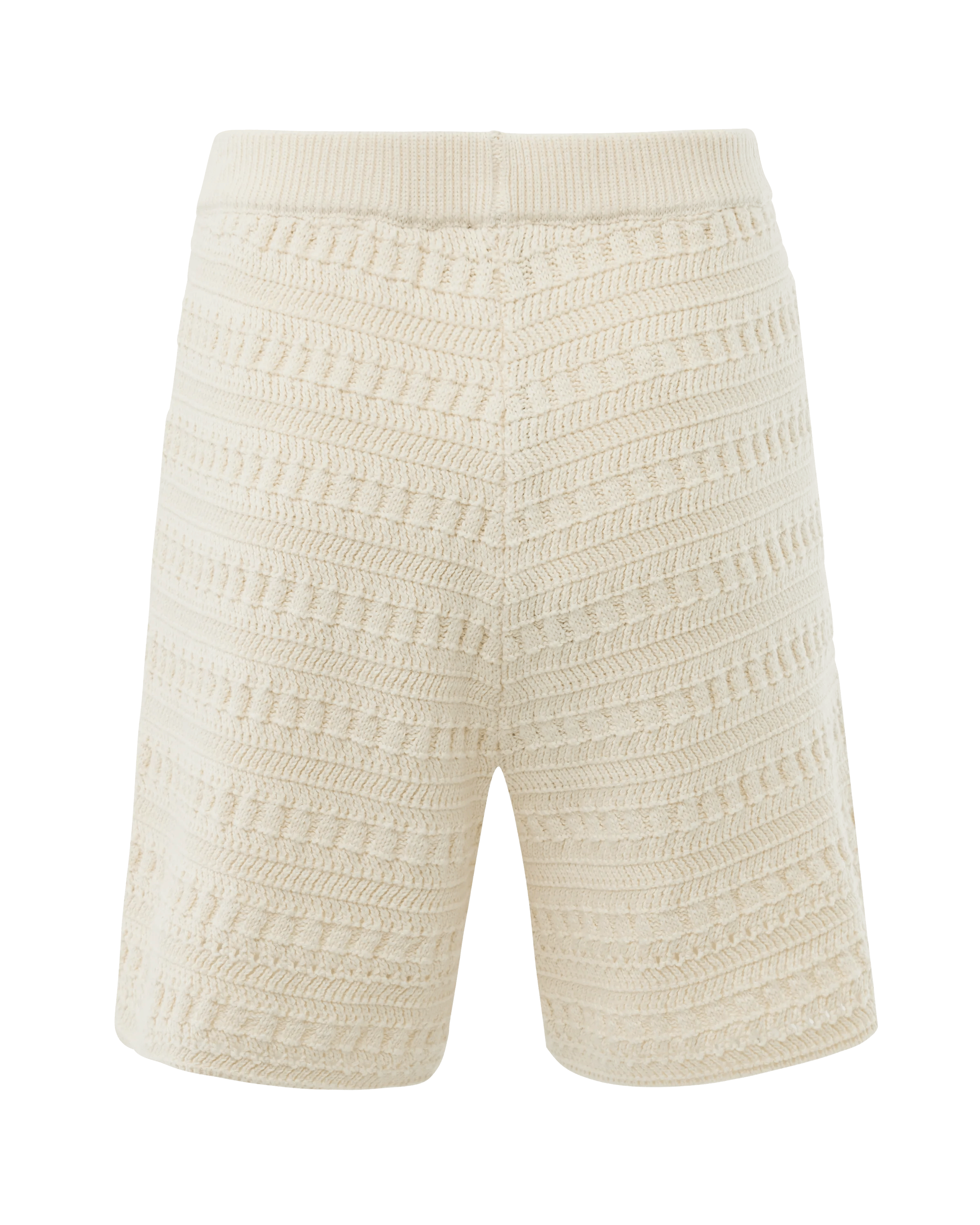 Crochet Shorts Light Sand