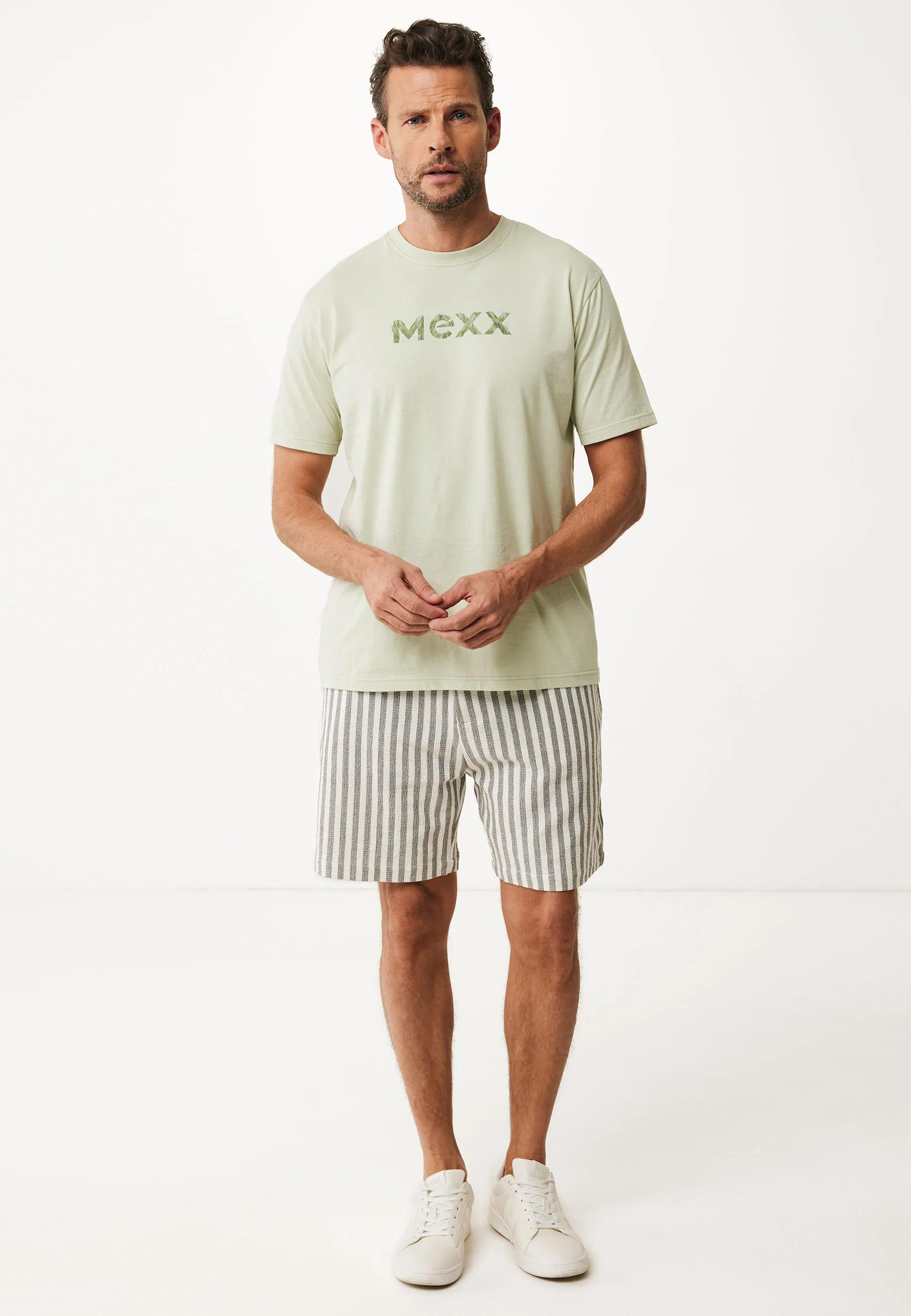 Gestreifte Shorts Herb Green