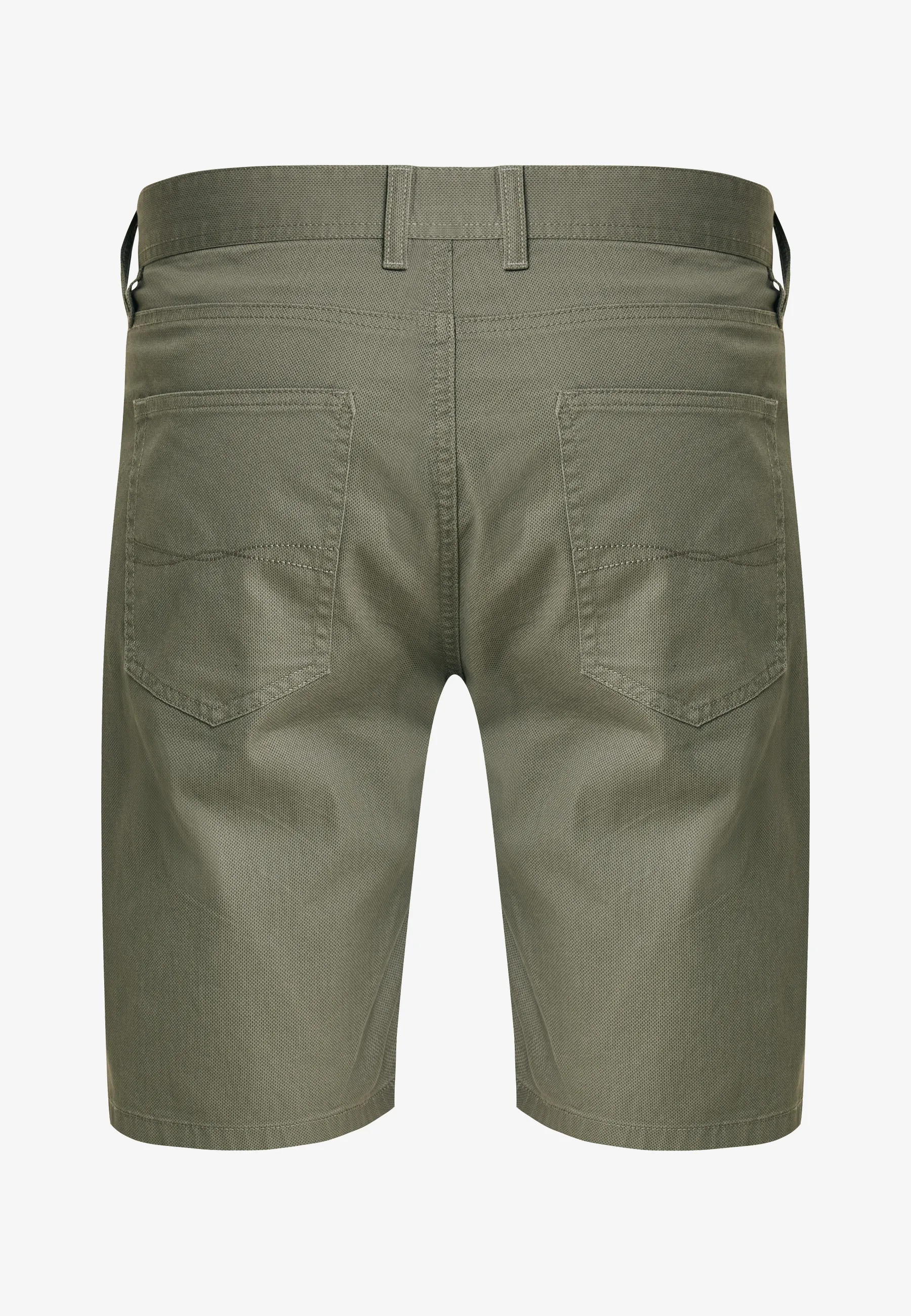 Allover Print Chino Shorts Green Sage