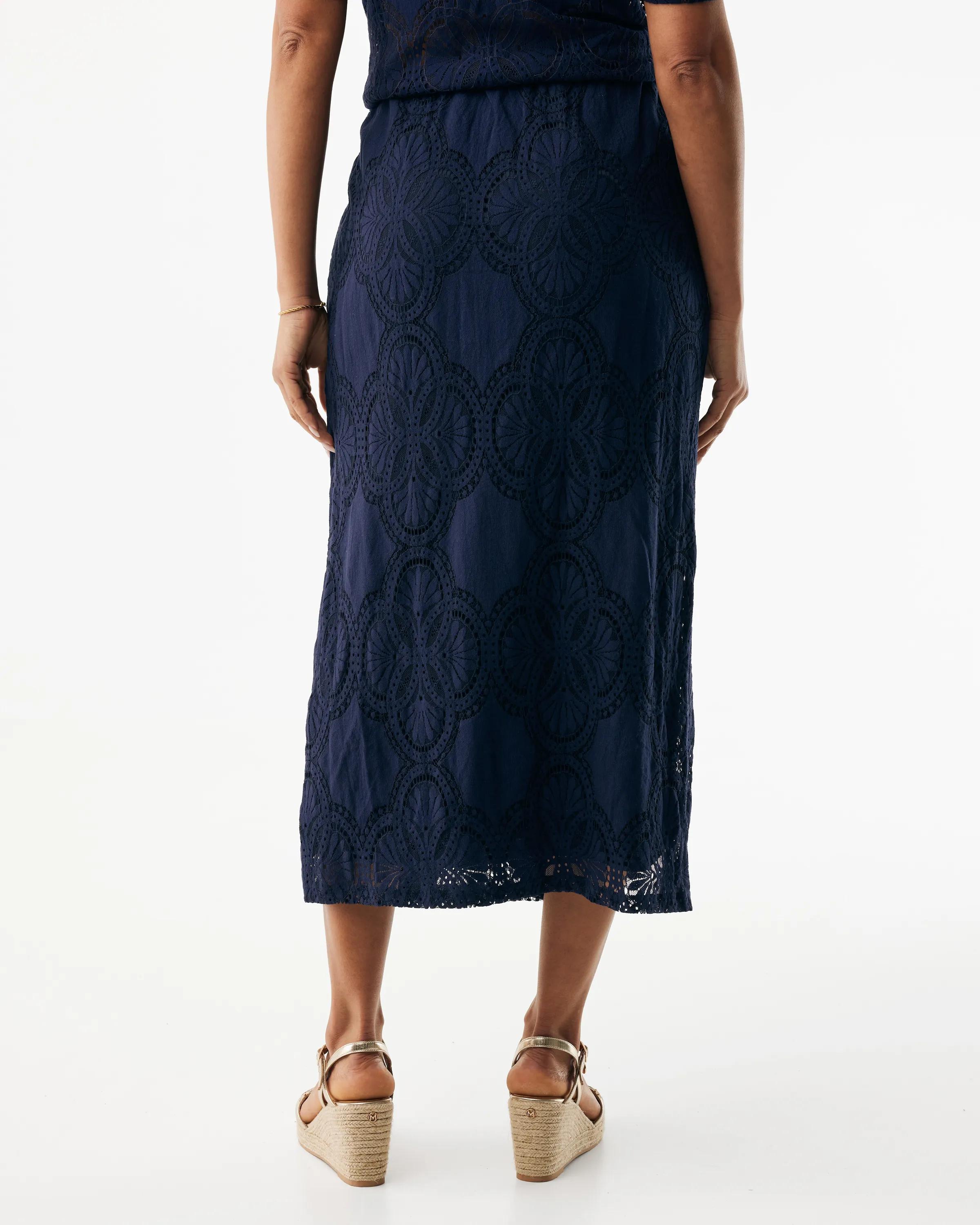 Kanten Kokerrok Midnight Blue
