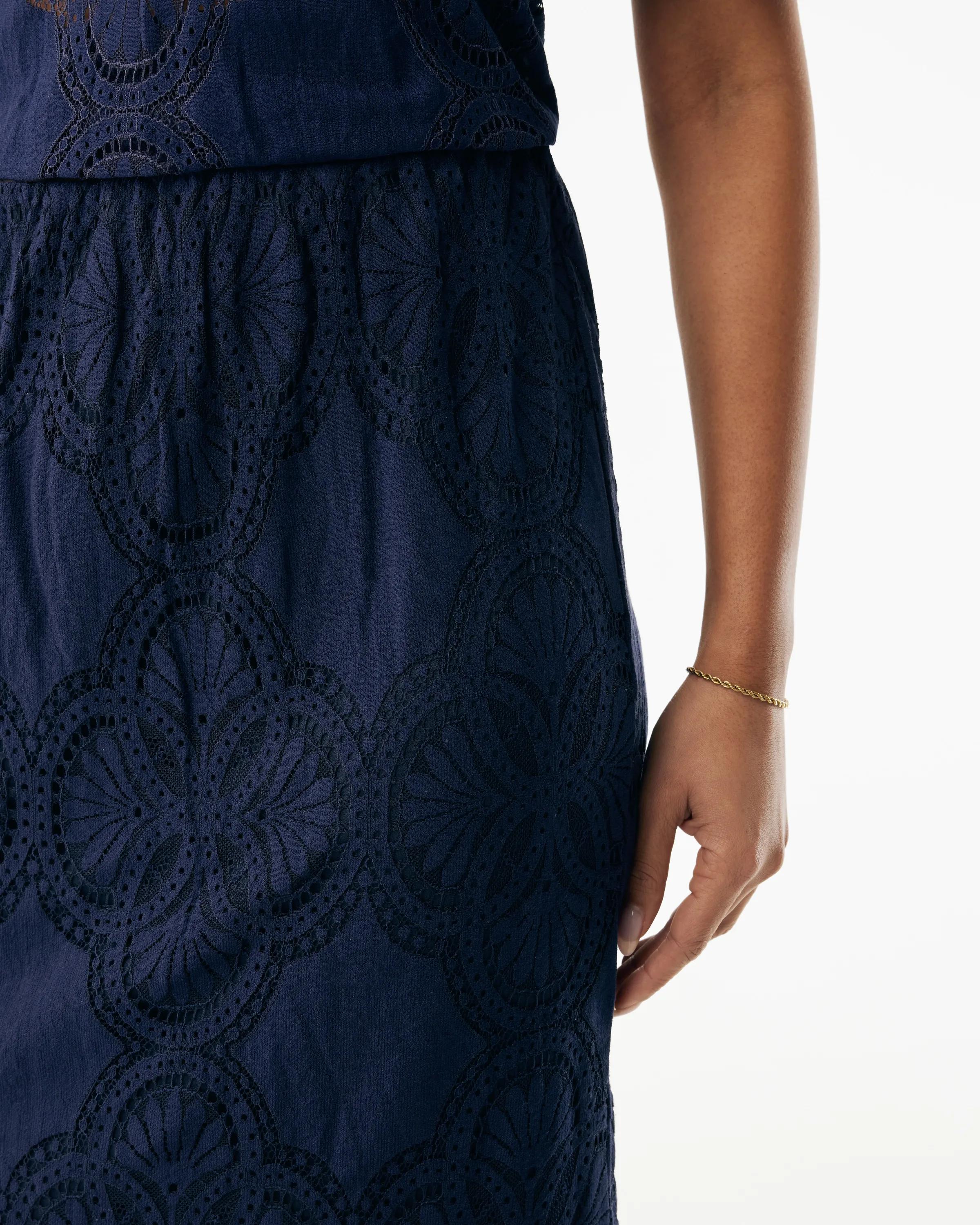 Kanten Kokerrok Midnight Blue
