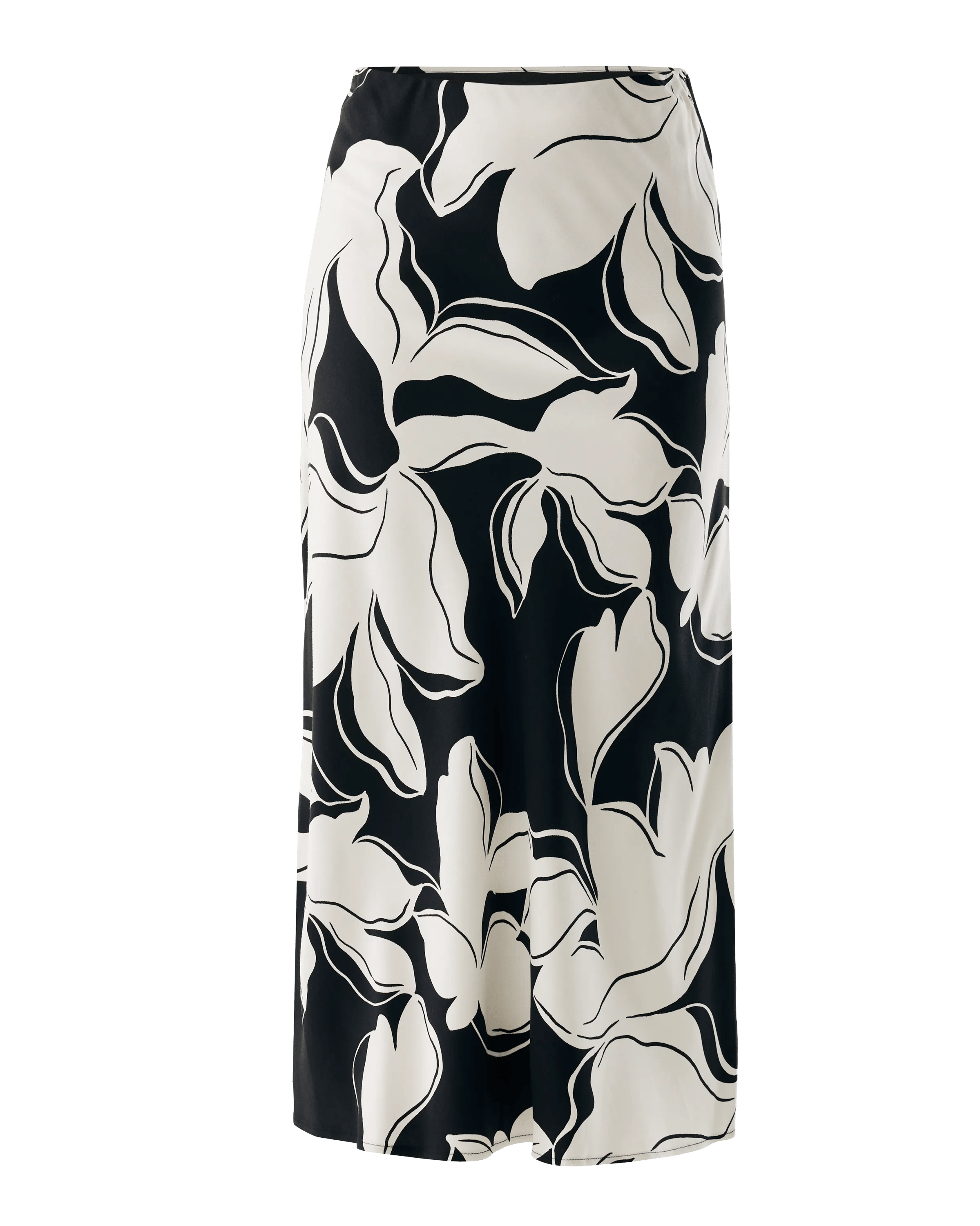 Azalea Print Midi Skirt Multicolor