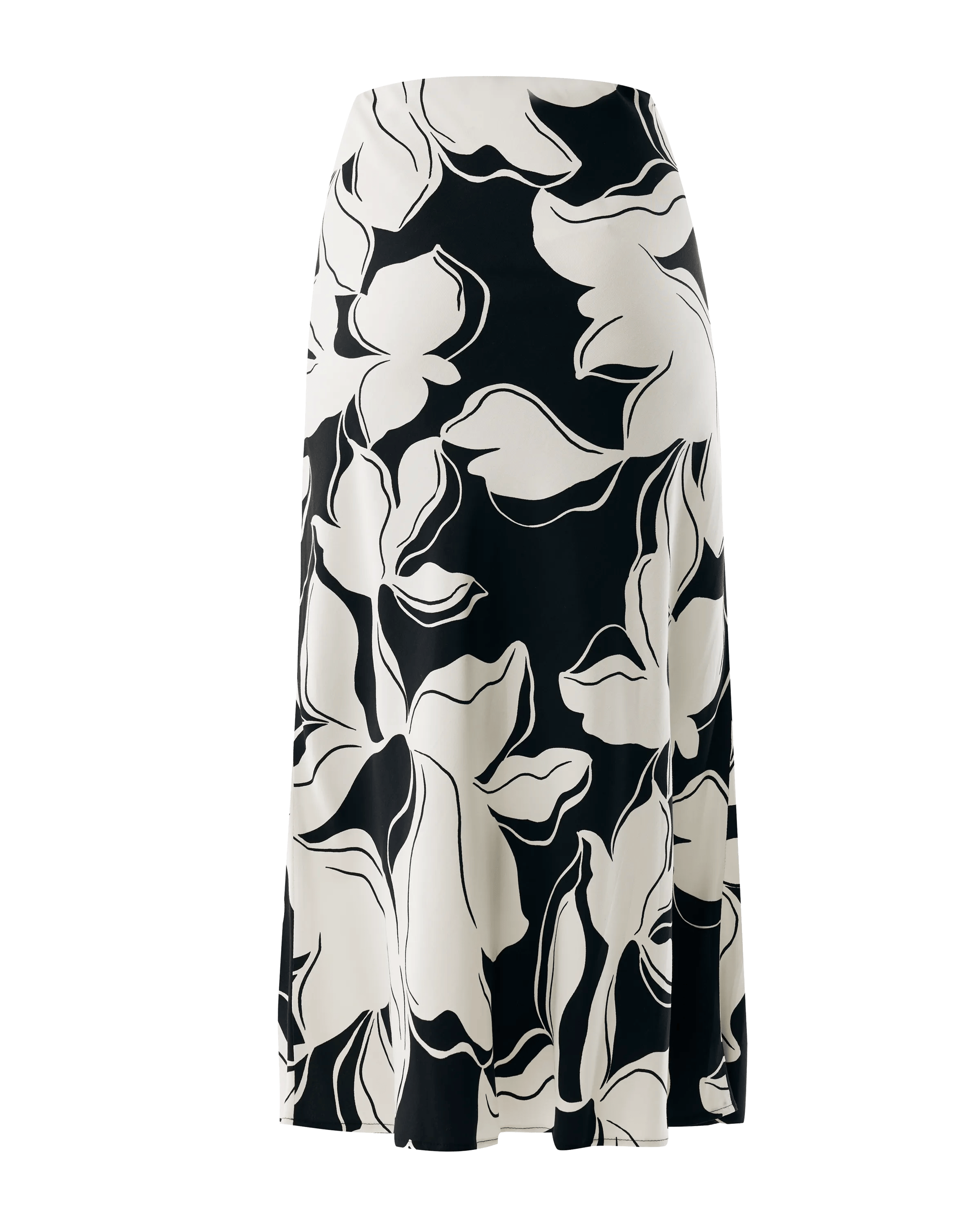 Azalea Print Midi Skirt Multicolor
