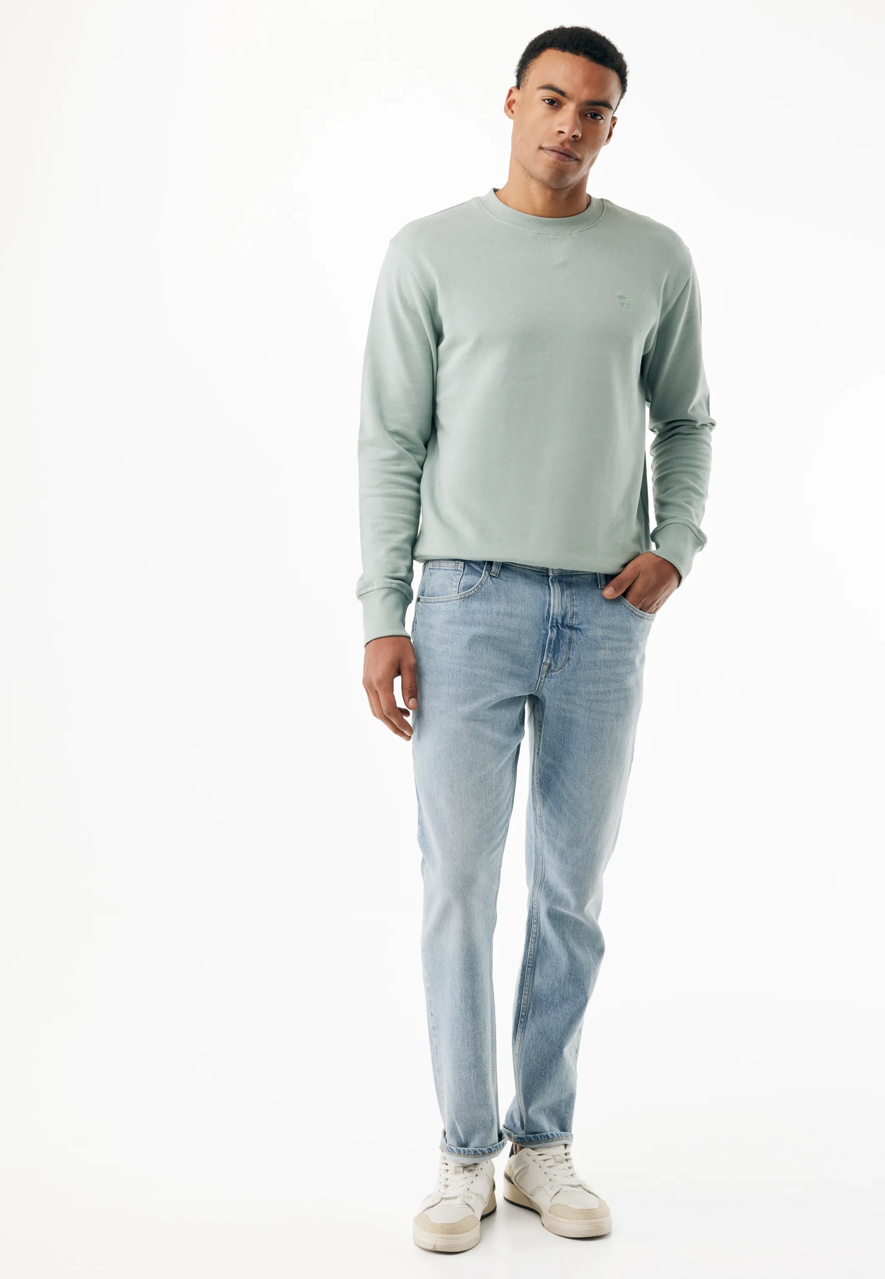 Eiger Trui Ronde Hals Faded Green