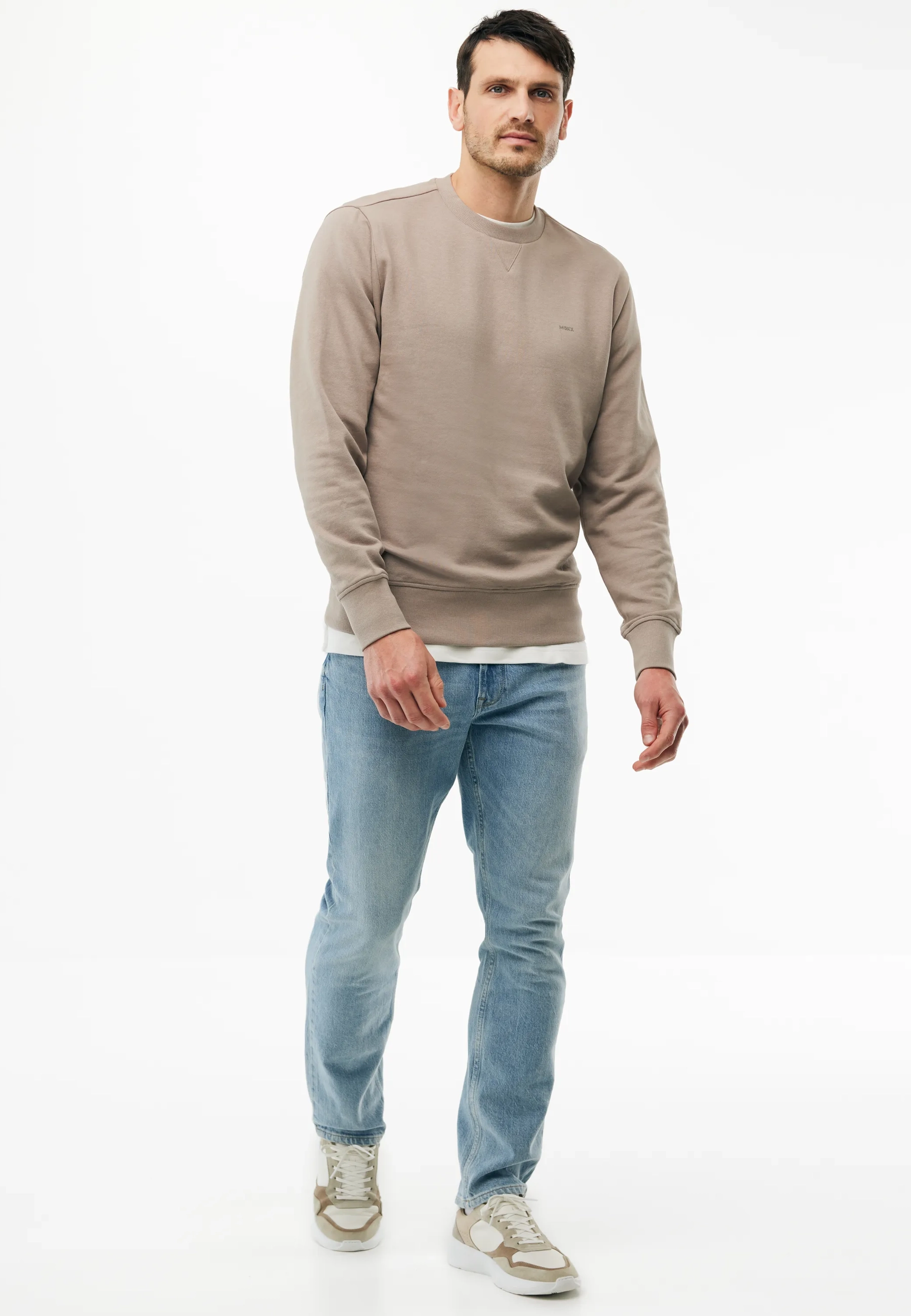 Eiger Trui Ronde Hals Taupe