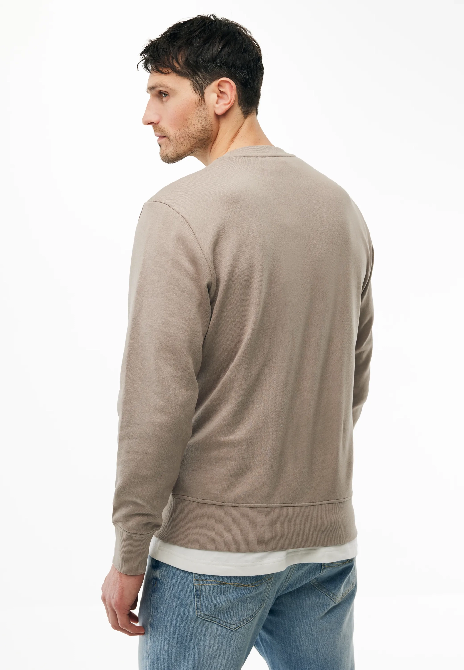 Eiger Trui Ronde Hals Taupe