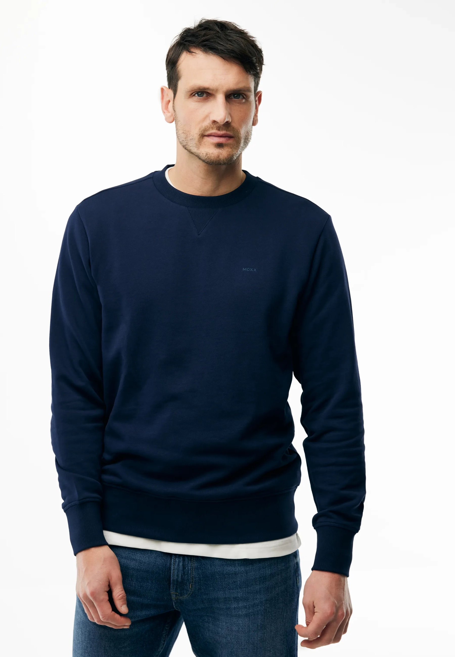 Eiger Trui Ronde Hals Mid Navy