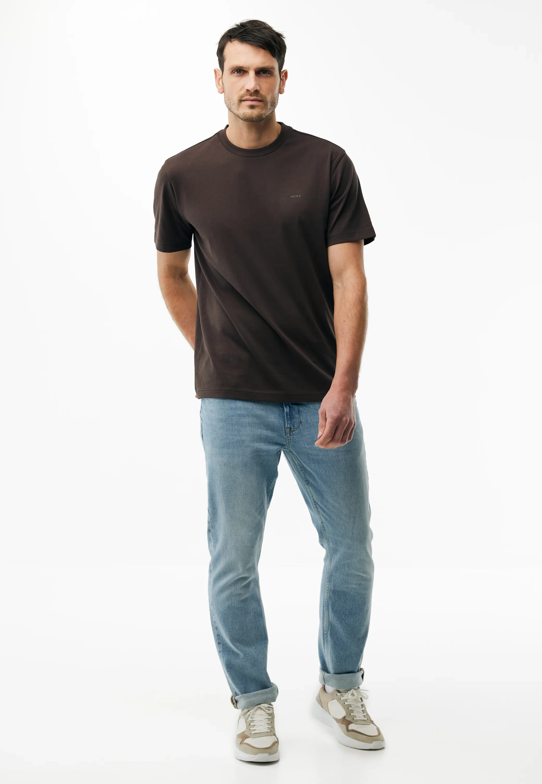 Tay T-shirt Regular Fit Dark Chocolate