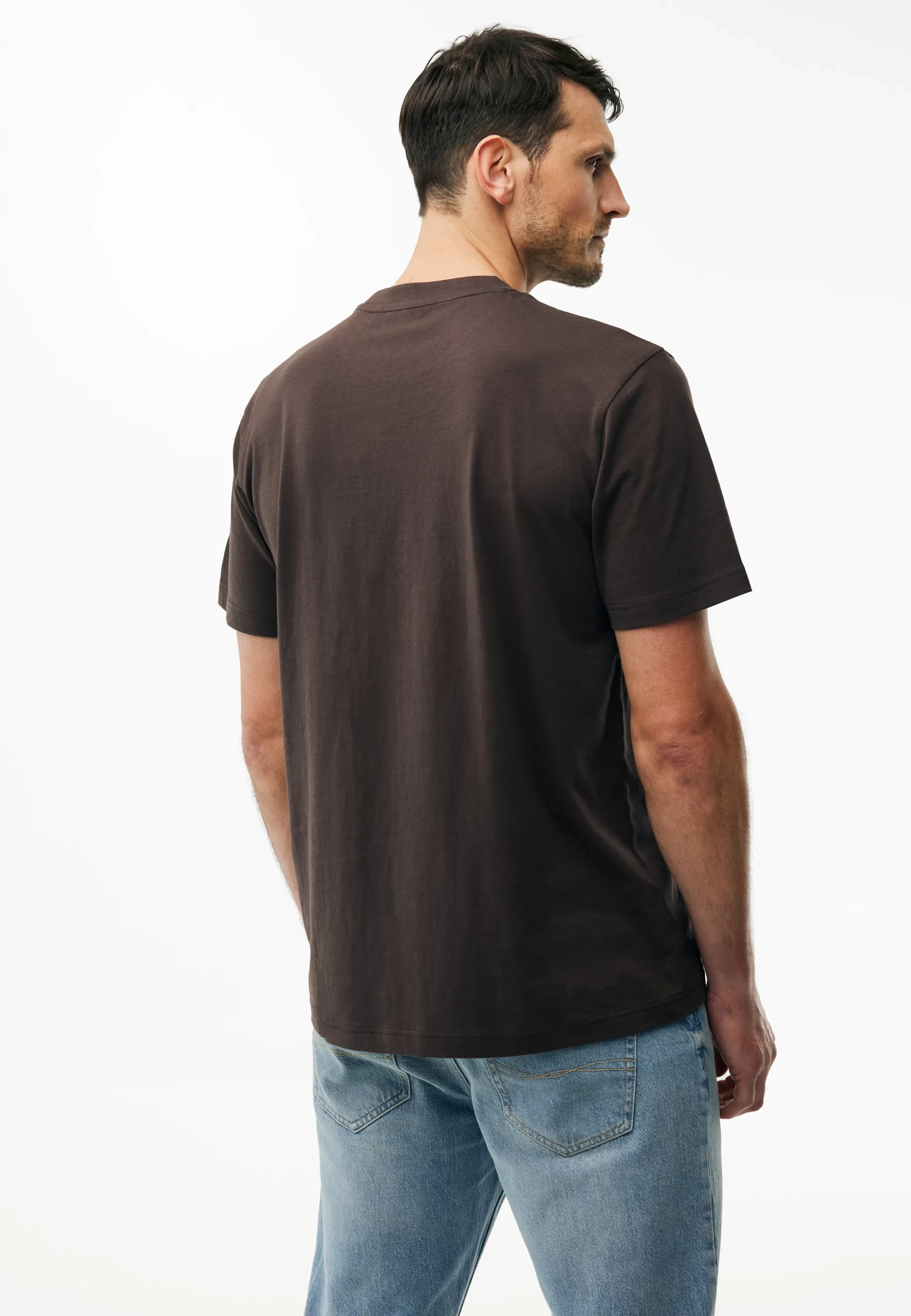 Tay T-shirt Regular Fit Dark Chocolate