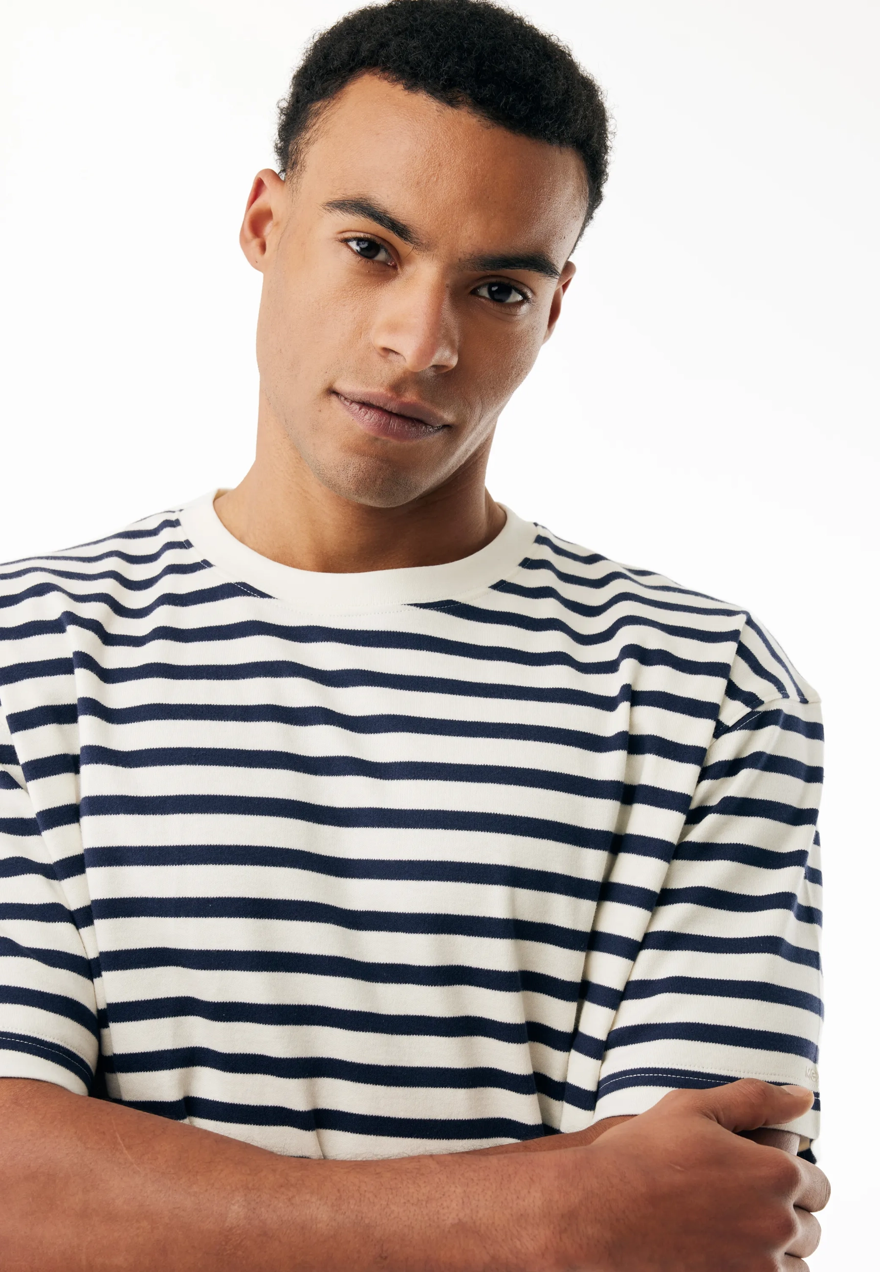 Himalaya Gestreept T-shirt Relaxed Fit Crème