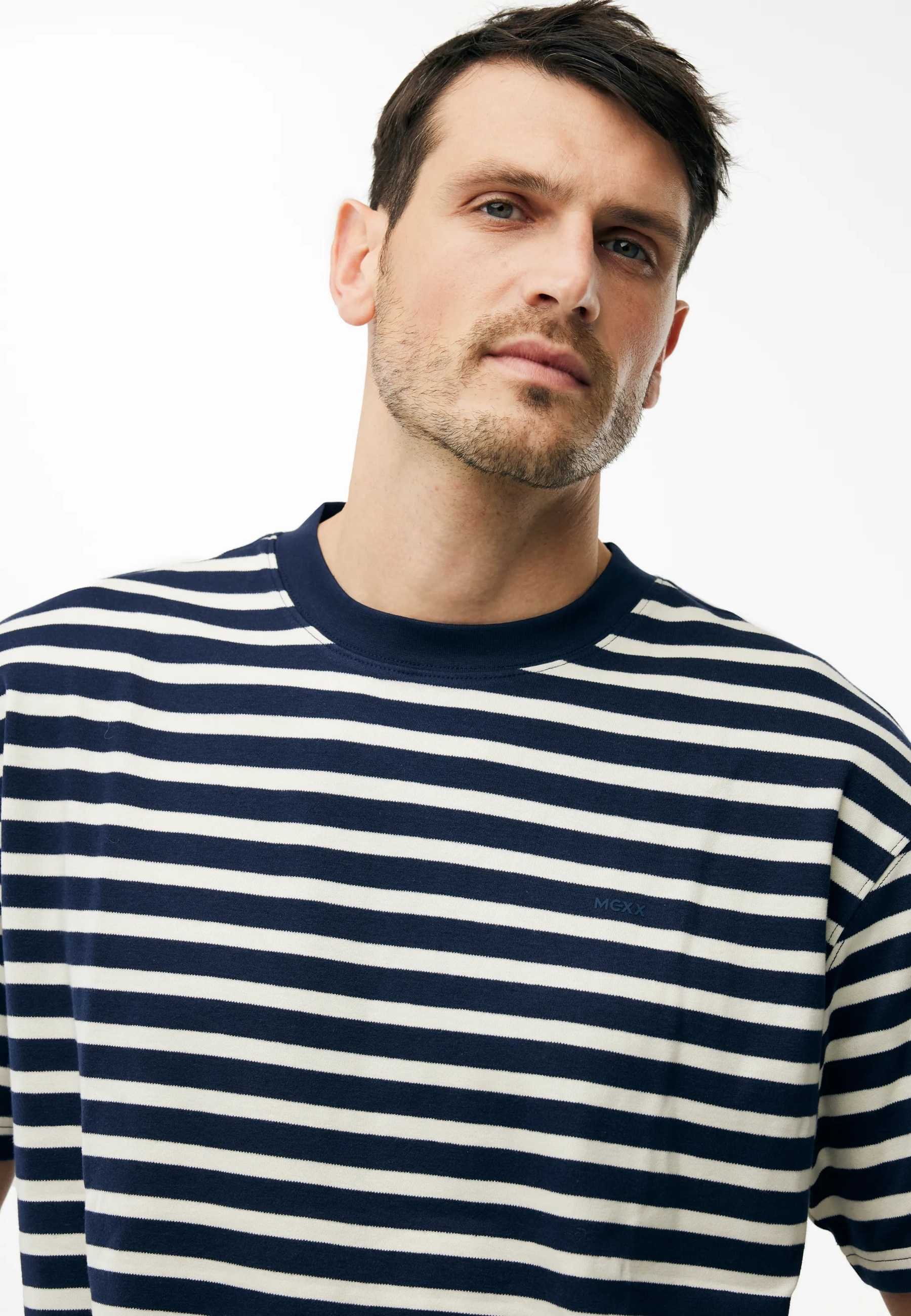 Himalaya Gestreept T-shirt Relaxed Fit Mid Navy