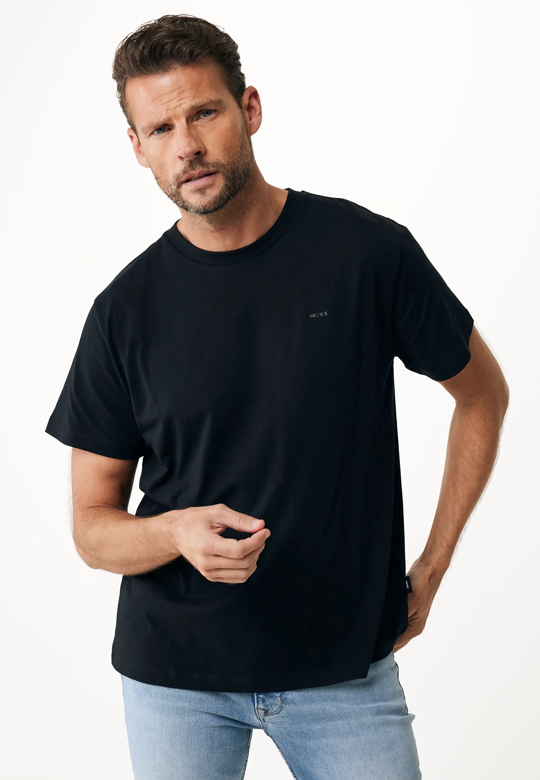 Richard Basic Short Sleeve Regular Fit Black