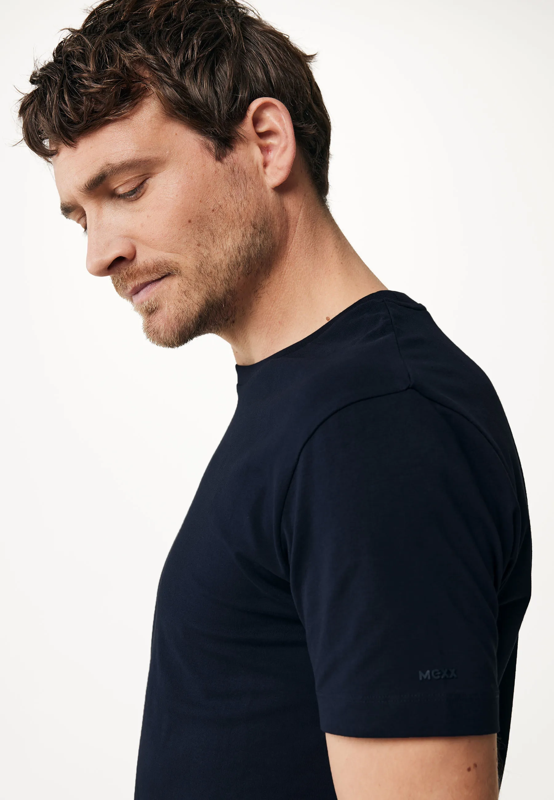 Oliver Basic Short Sleeve Slim Fit Black