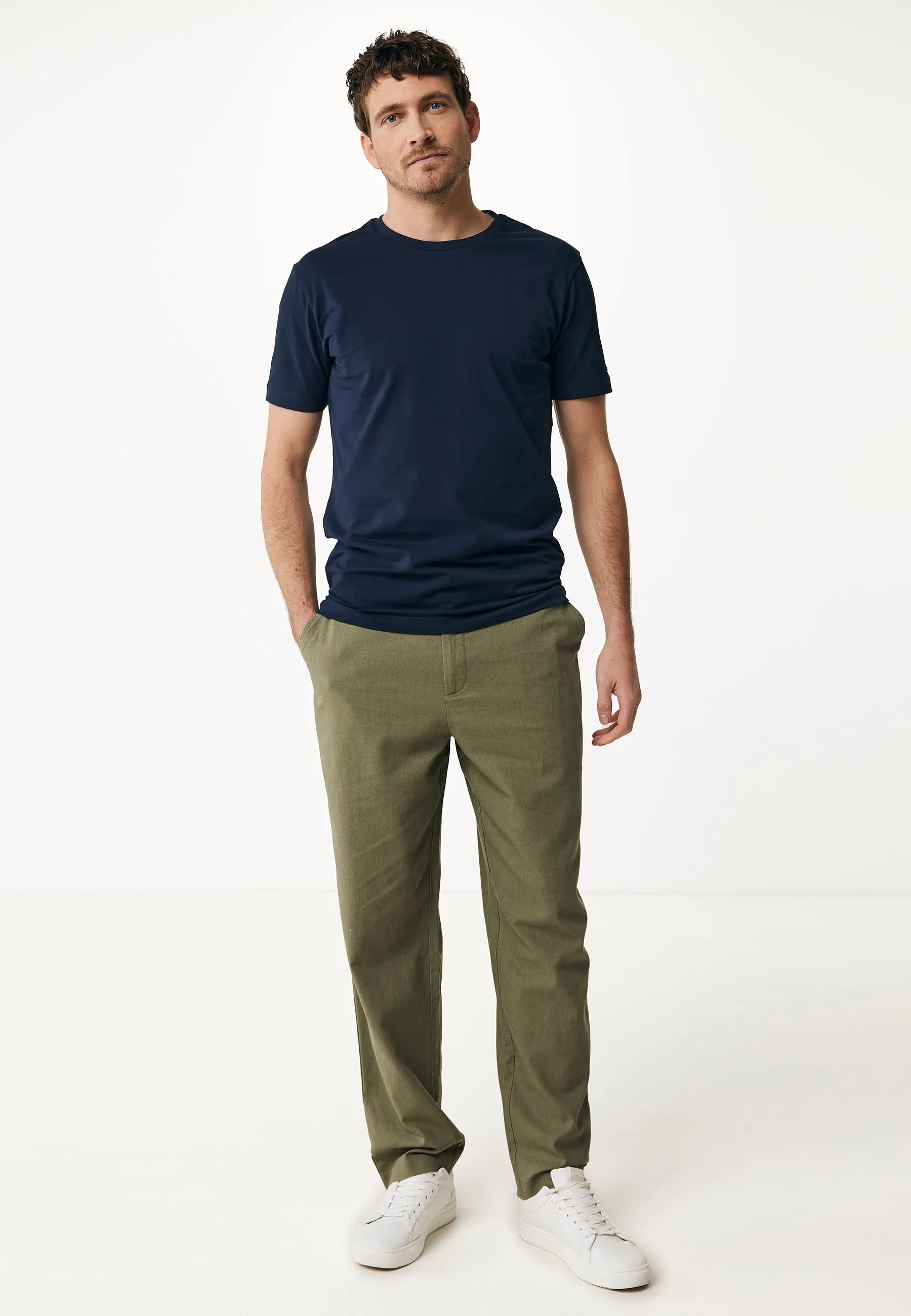 Oliver Basic Short Sleeve Slim Fit Navy