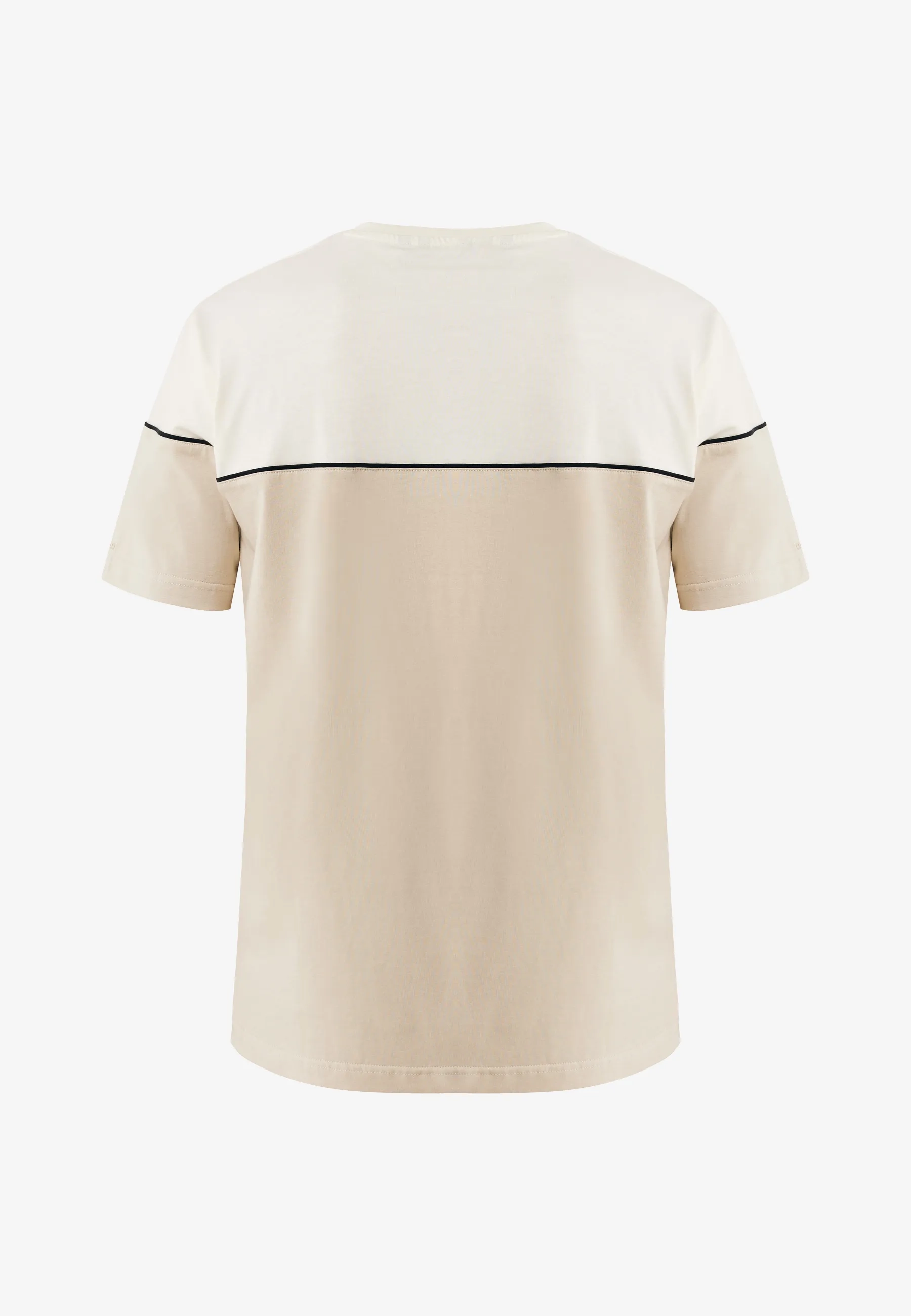 Colorblock T-shirt Regular Fit Sand
