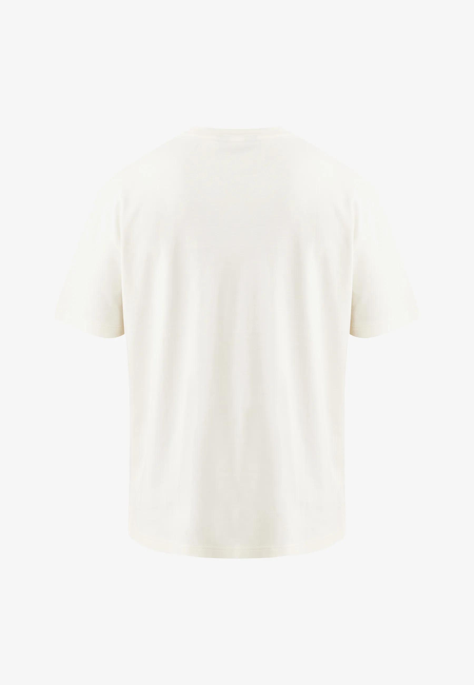 Himalaya T-Shirt Loose Fit Warmweiß