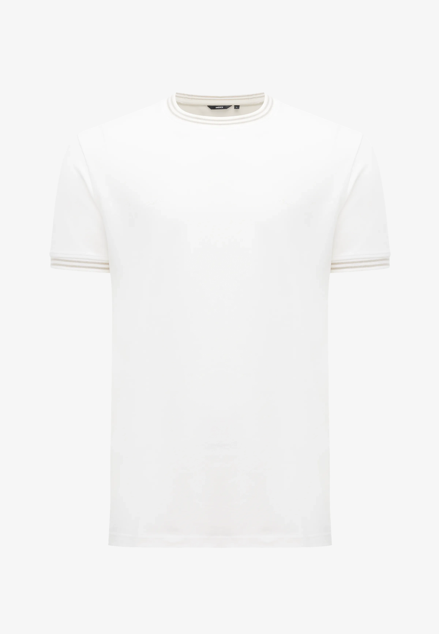 Pique Tipping T-shirt Off White