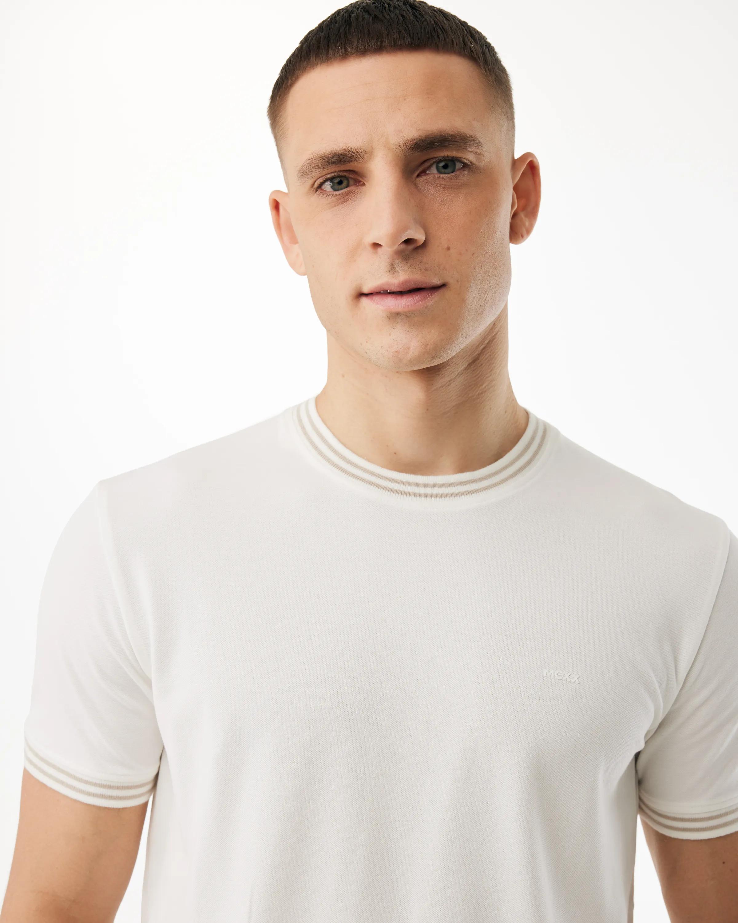Mexx Heren | Off white t-shirt