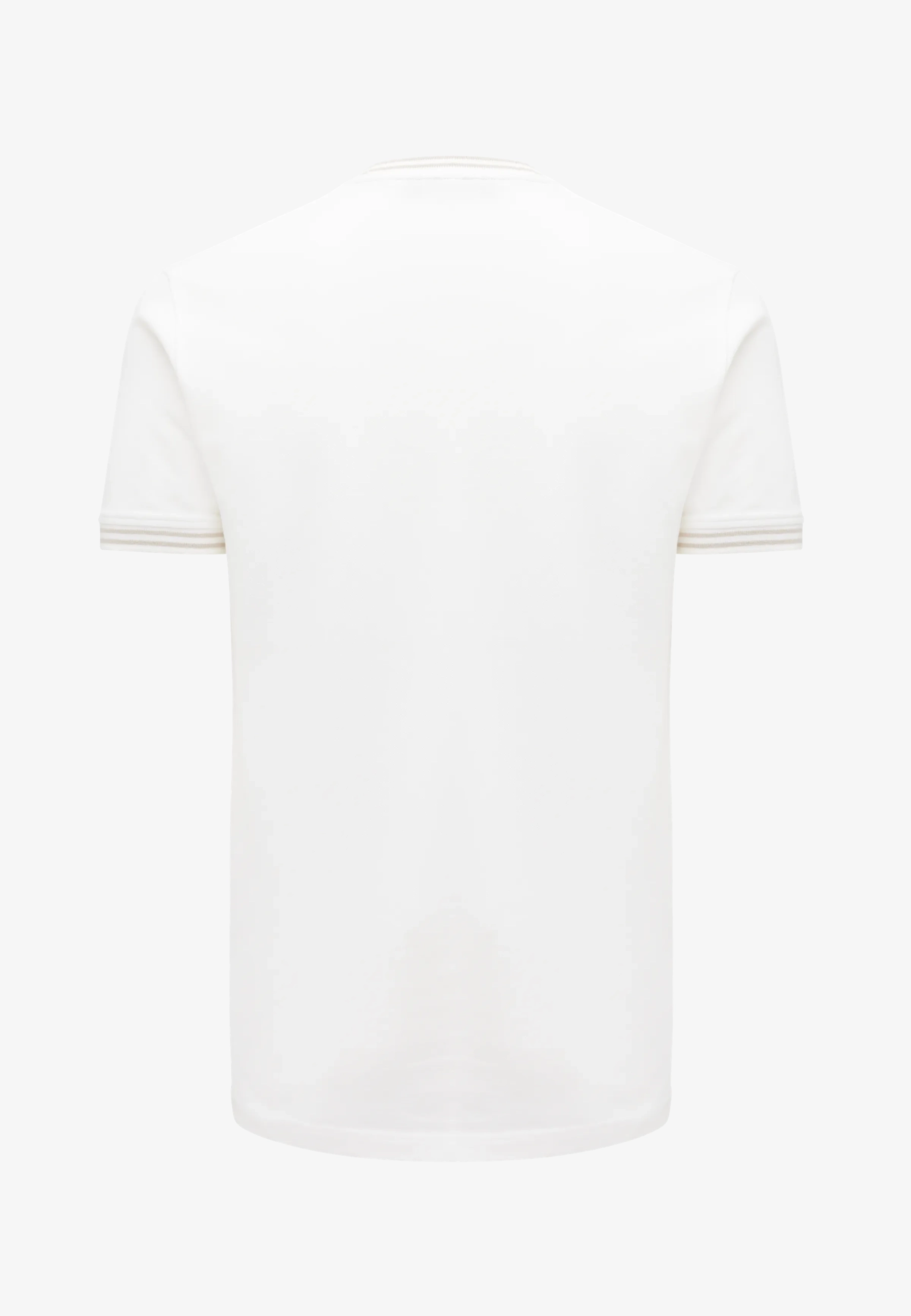 Pique Tipping T-shirt Off White