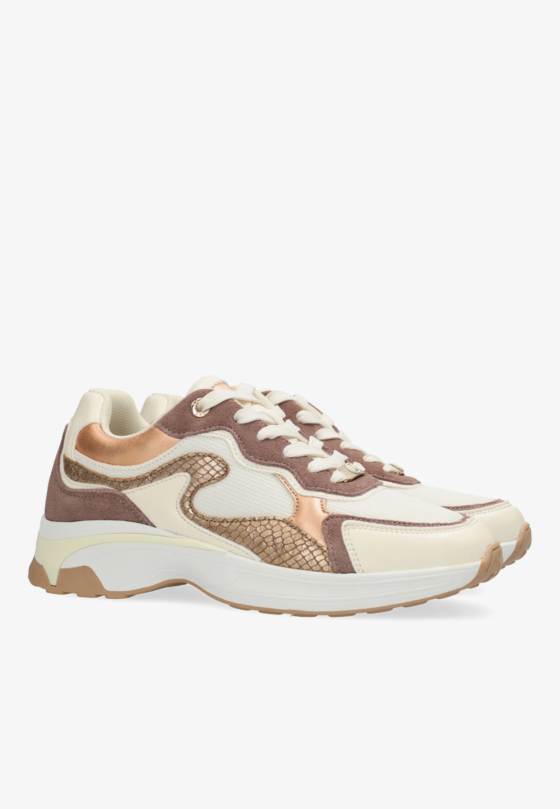 Portia Love Sneaker White/Brown