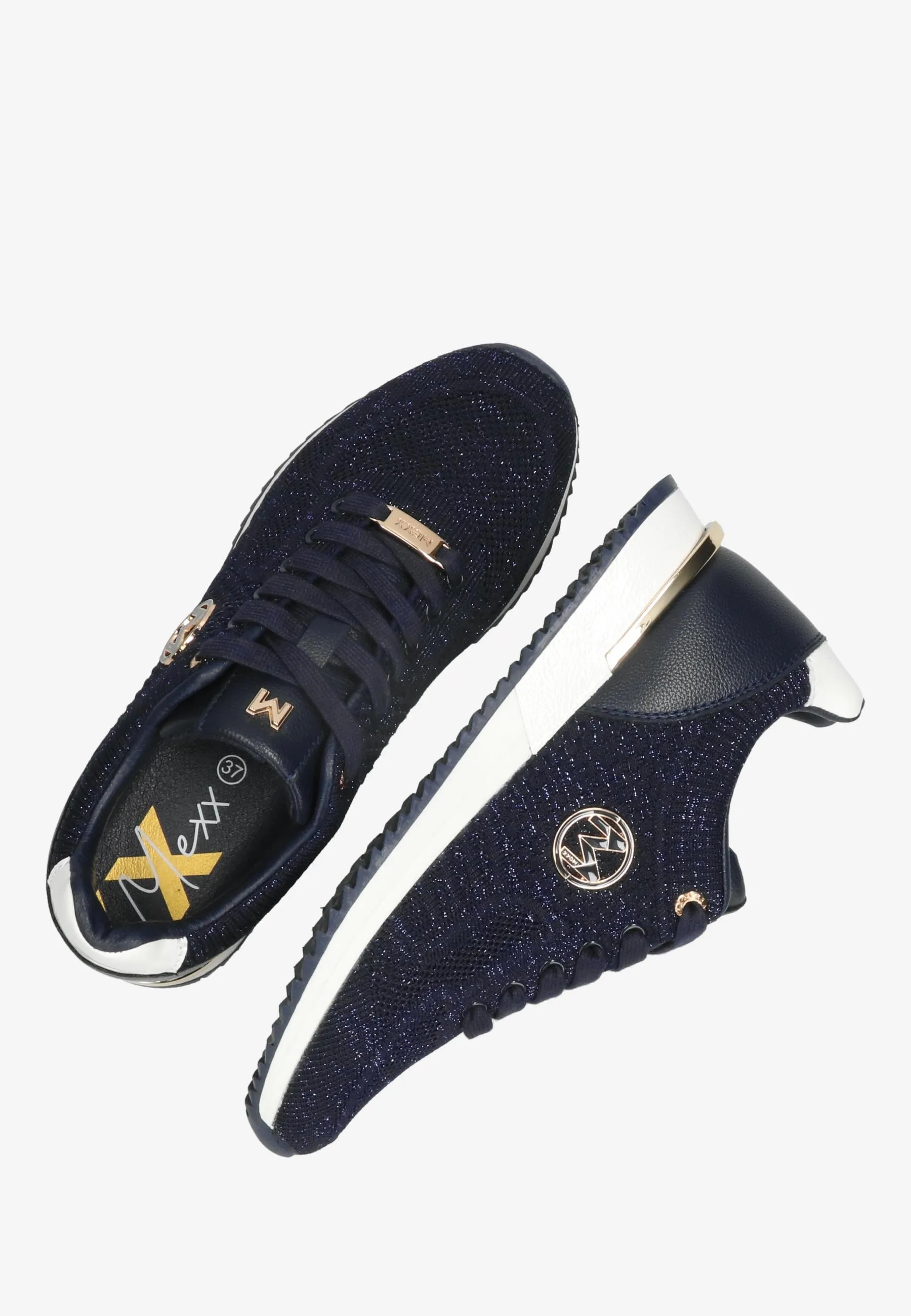 Gitte Glitter Ellen Sneaker Navy