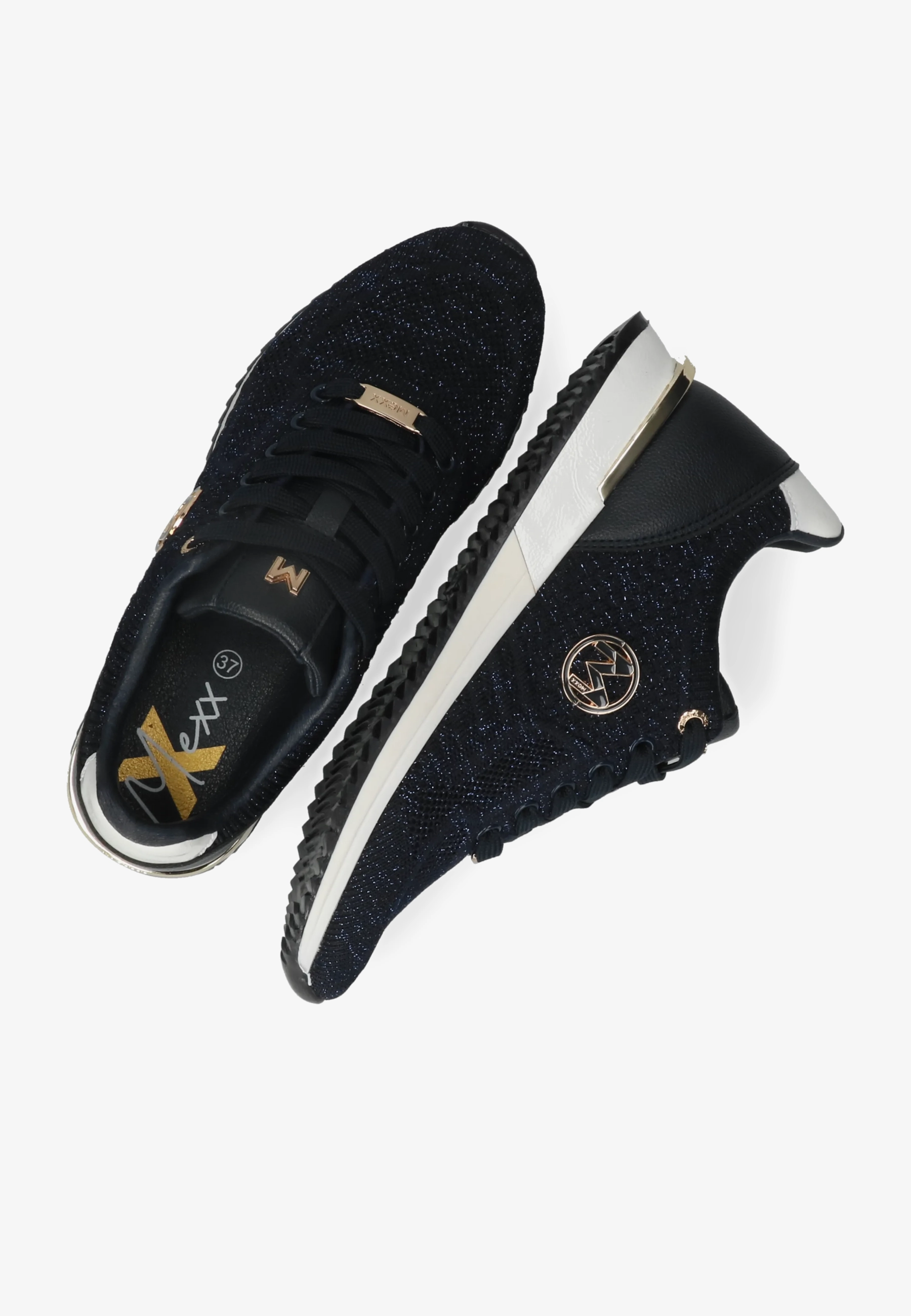 Gitte Glitter Ellen Sneaker Navy