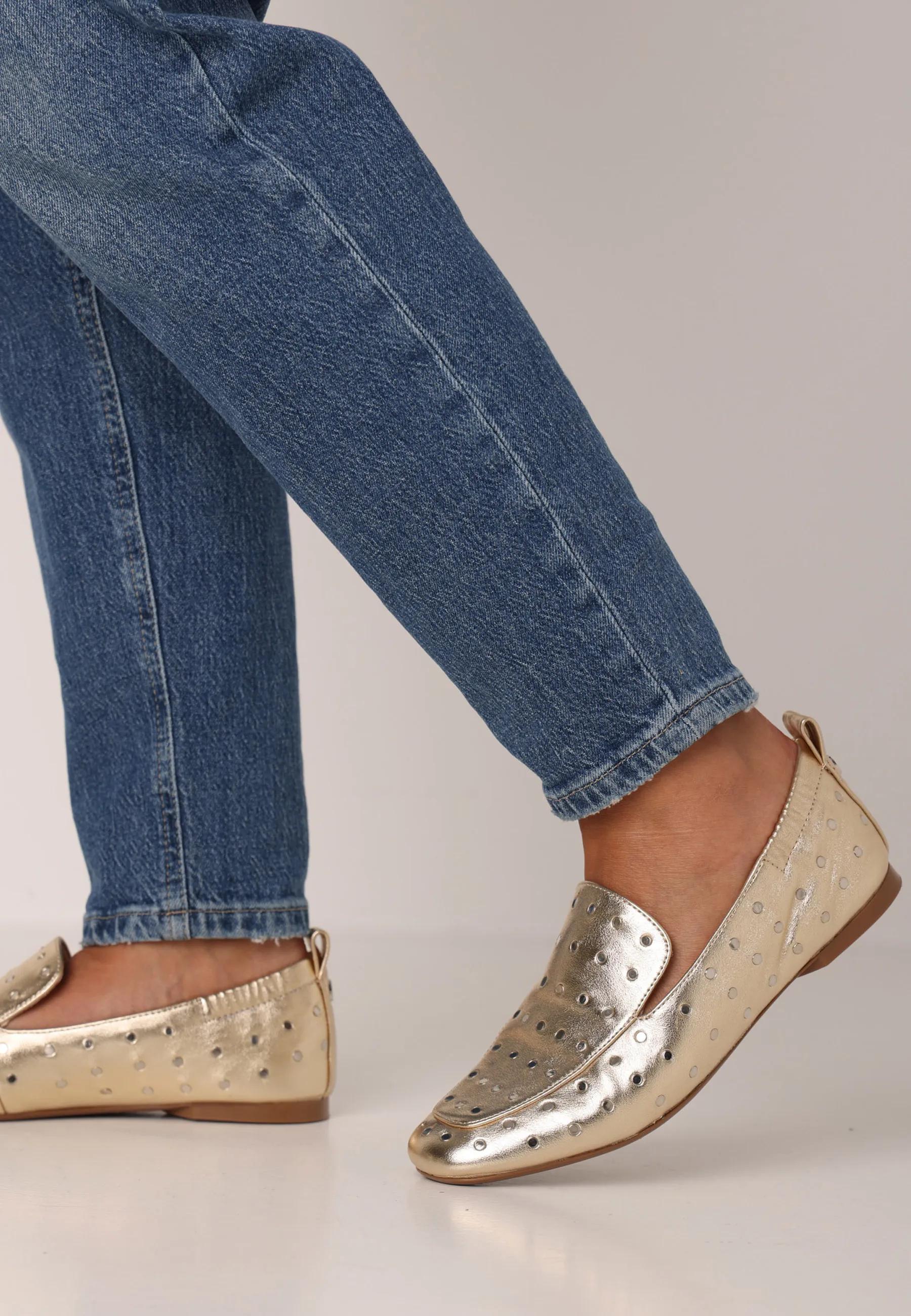 Rozy Lemon Loafer Gold
