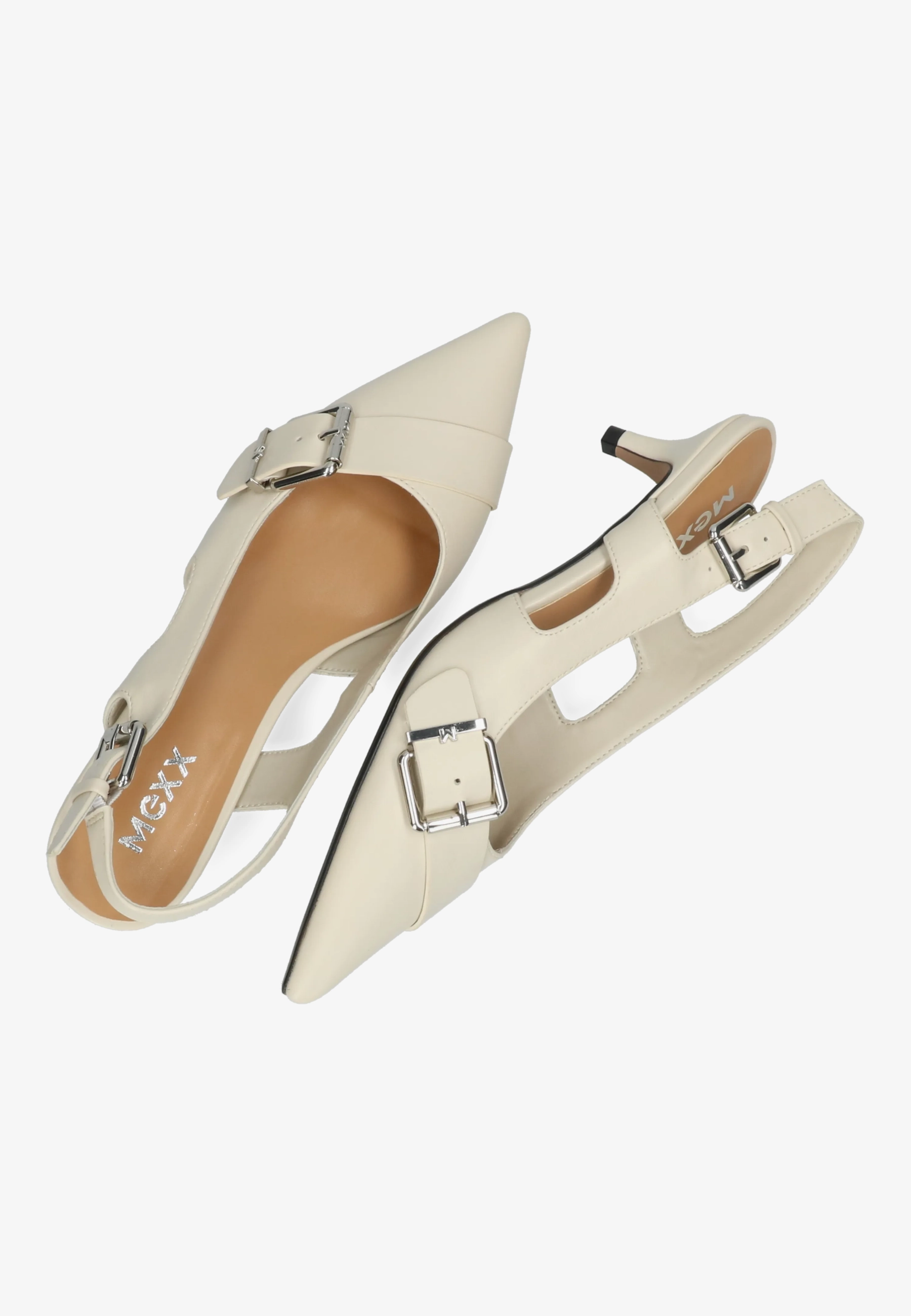 Tyra Suki Slingback Pump Cream