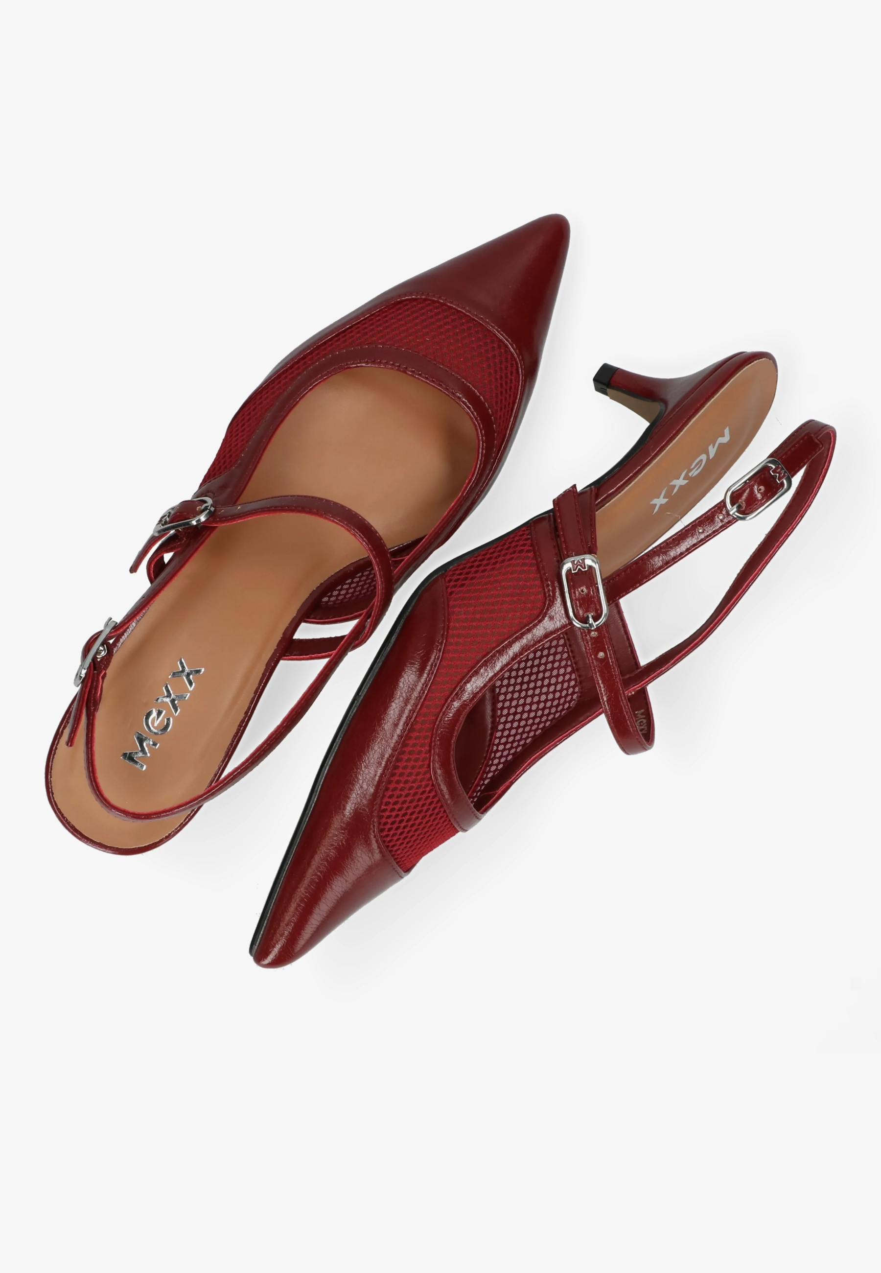 Tory Suki slingback pump donkerrood