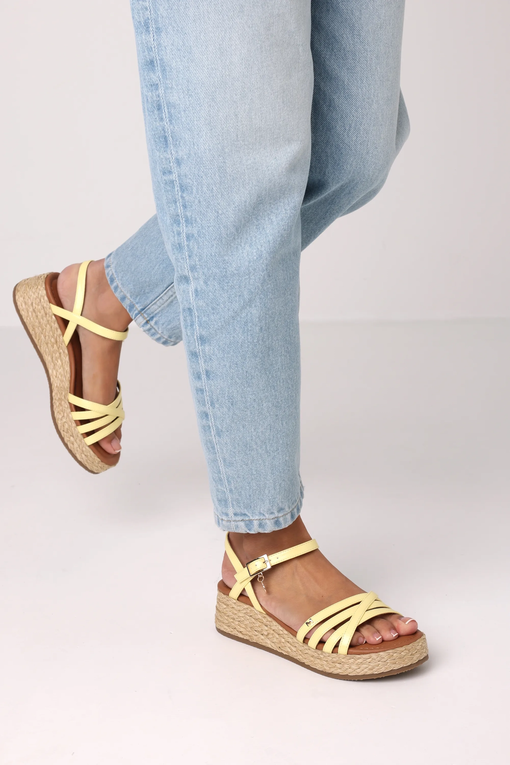JOMIX Sandalen met sleehak voor dames, sandalen met sleehak, zomer