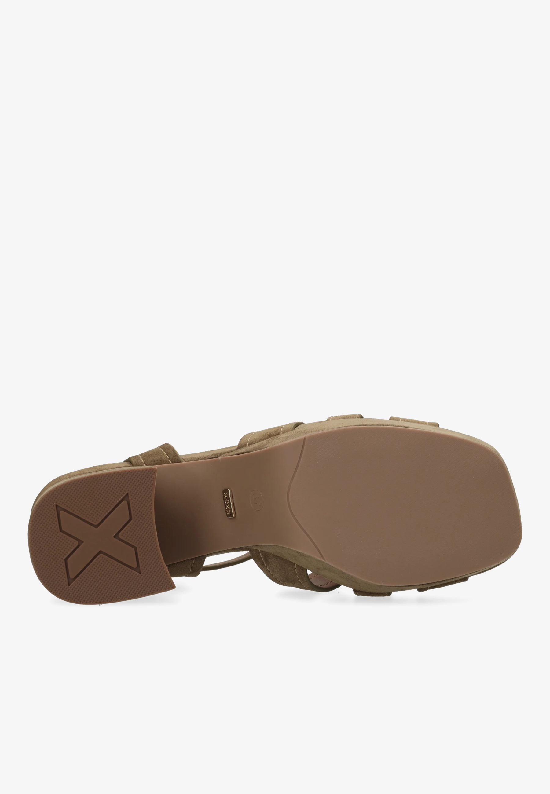 Tobie Nicky Heeled Sandal Taupe