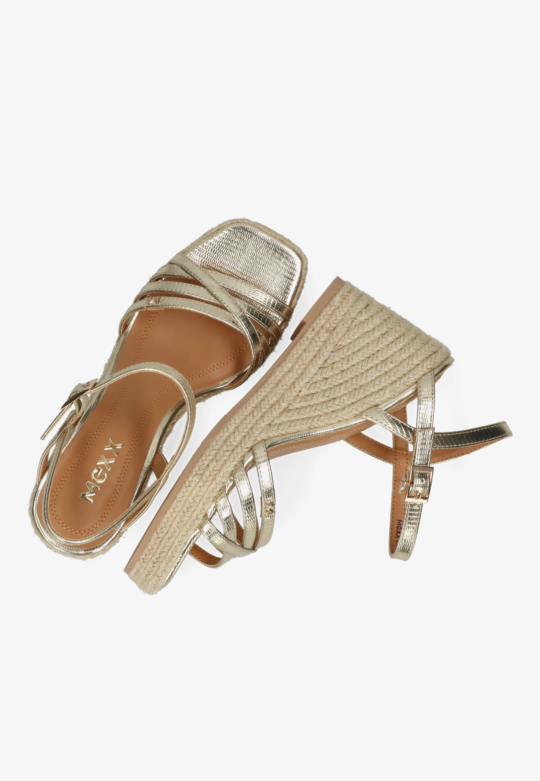 Noemi Pakina Heeled Sandal Gold