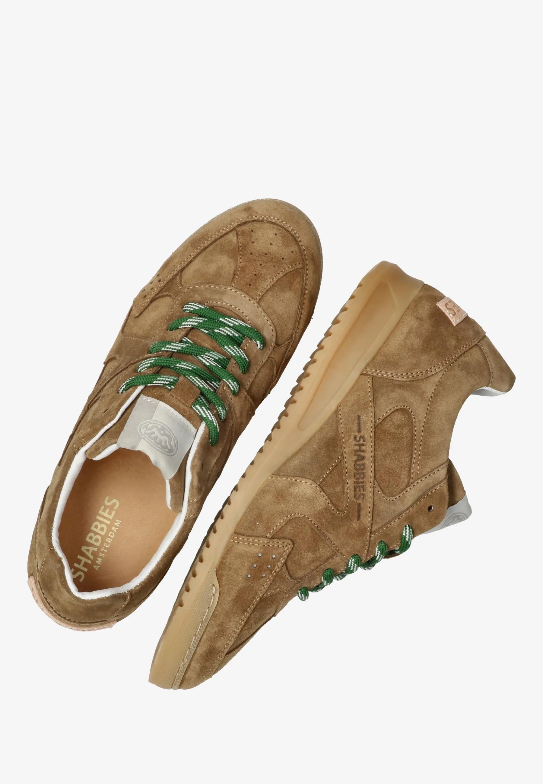 April Mina sneaker Suède Tabacco