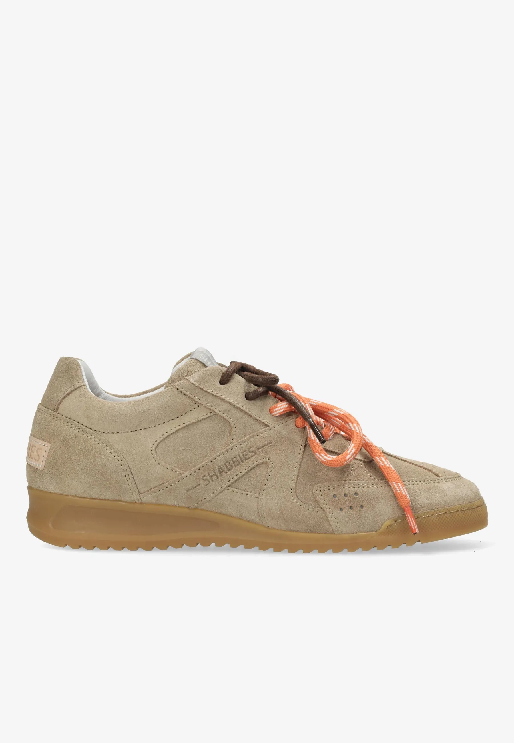 April Mina sneaker Suède Zand