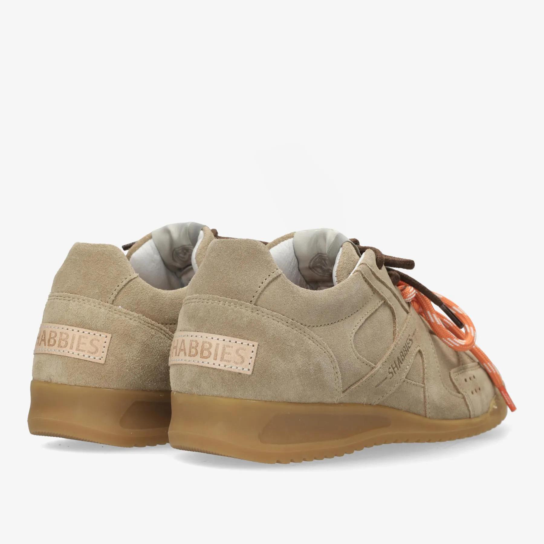 April Mina sneaker Suède Zand