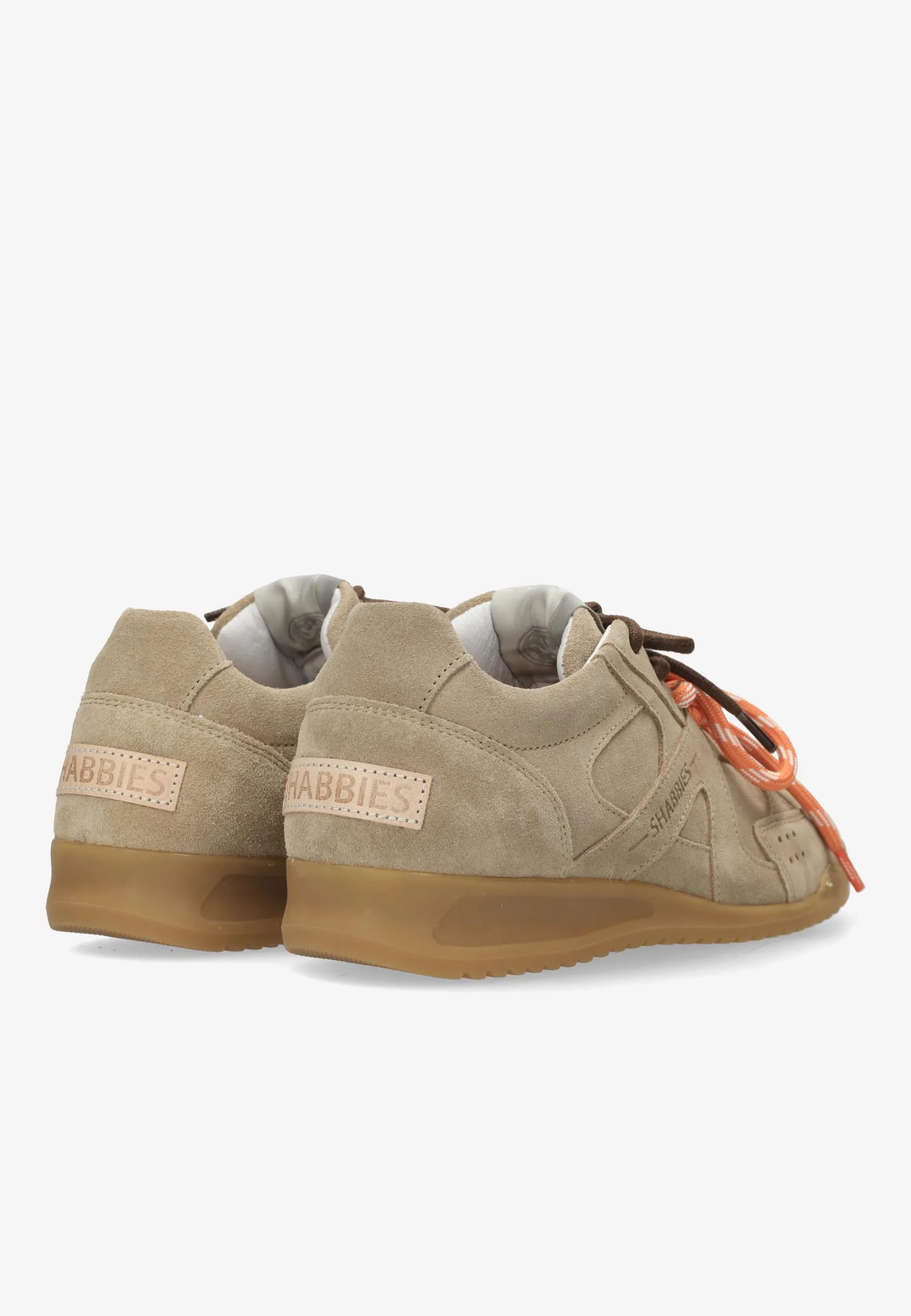 April Mina sneaker Suède Zand