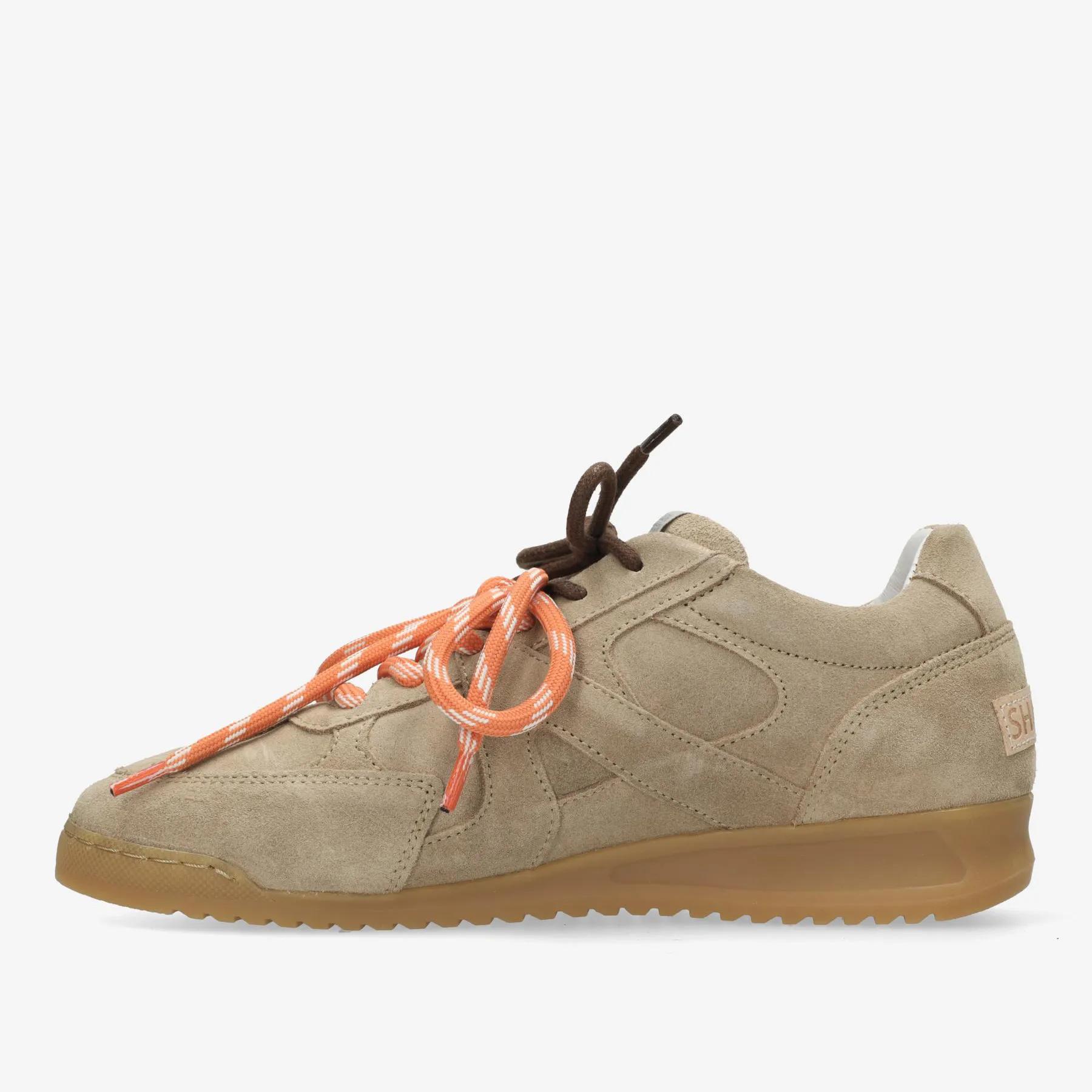 April Mina sneaker Suède Zand