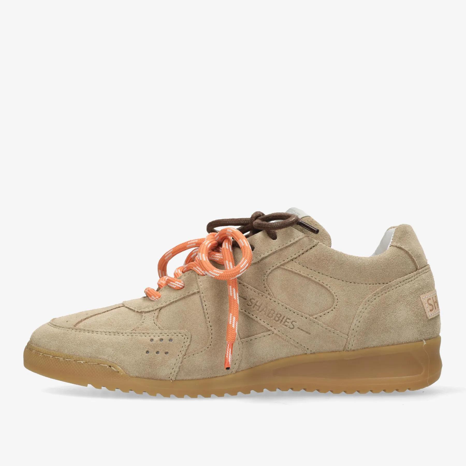April Mina sneaker Suède Zand