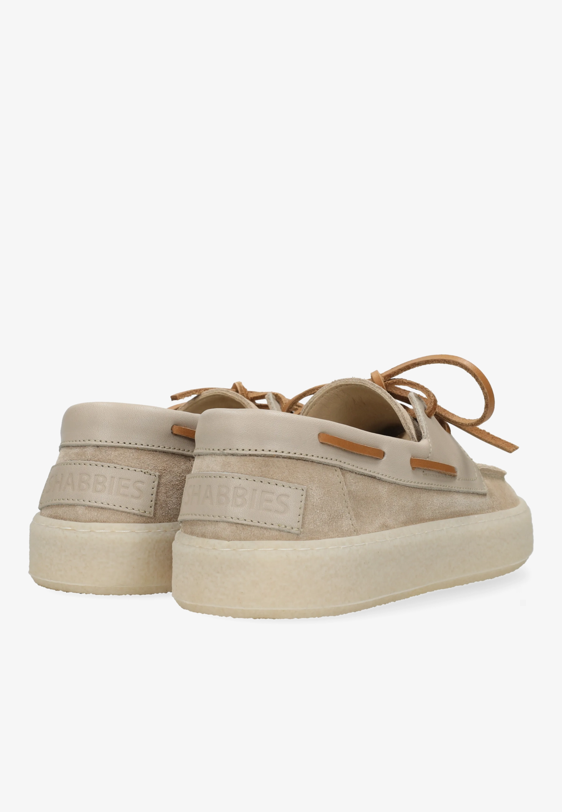 Zenne Mocca boatshoe Suède Zand