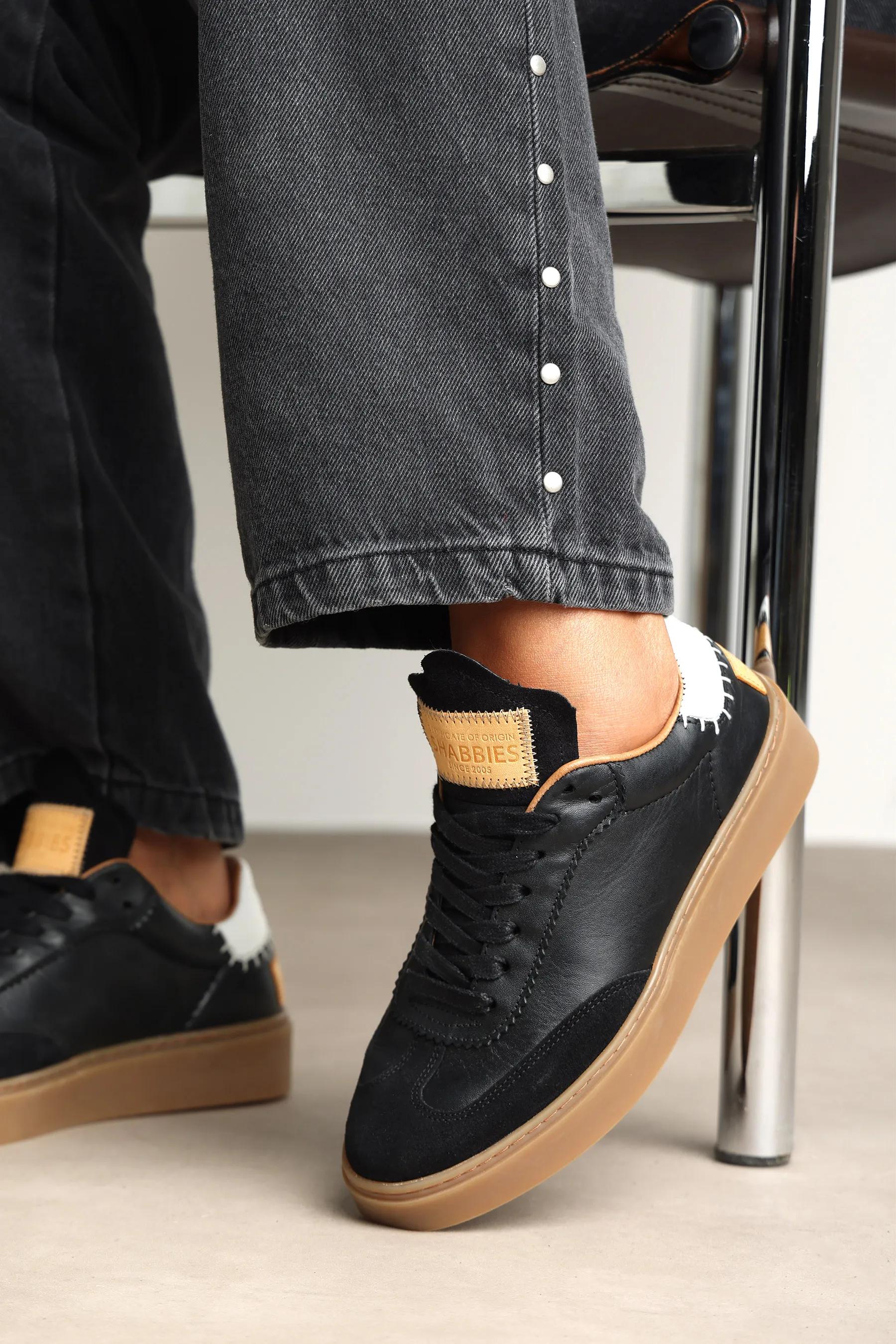 Bossa Nuovo Sneaker Leather Black/White