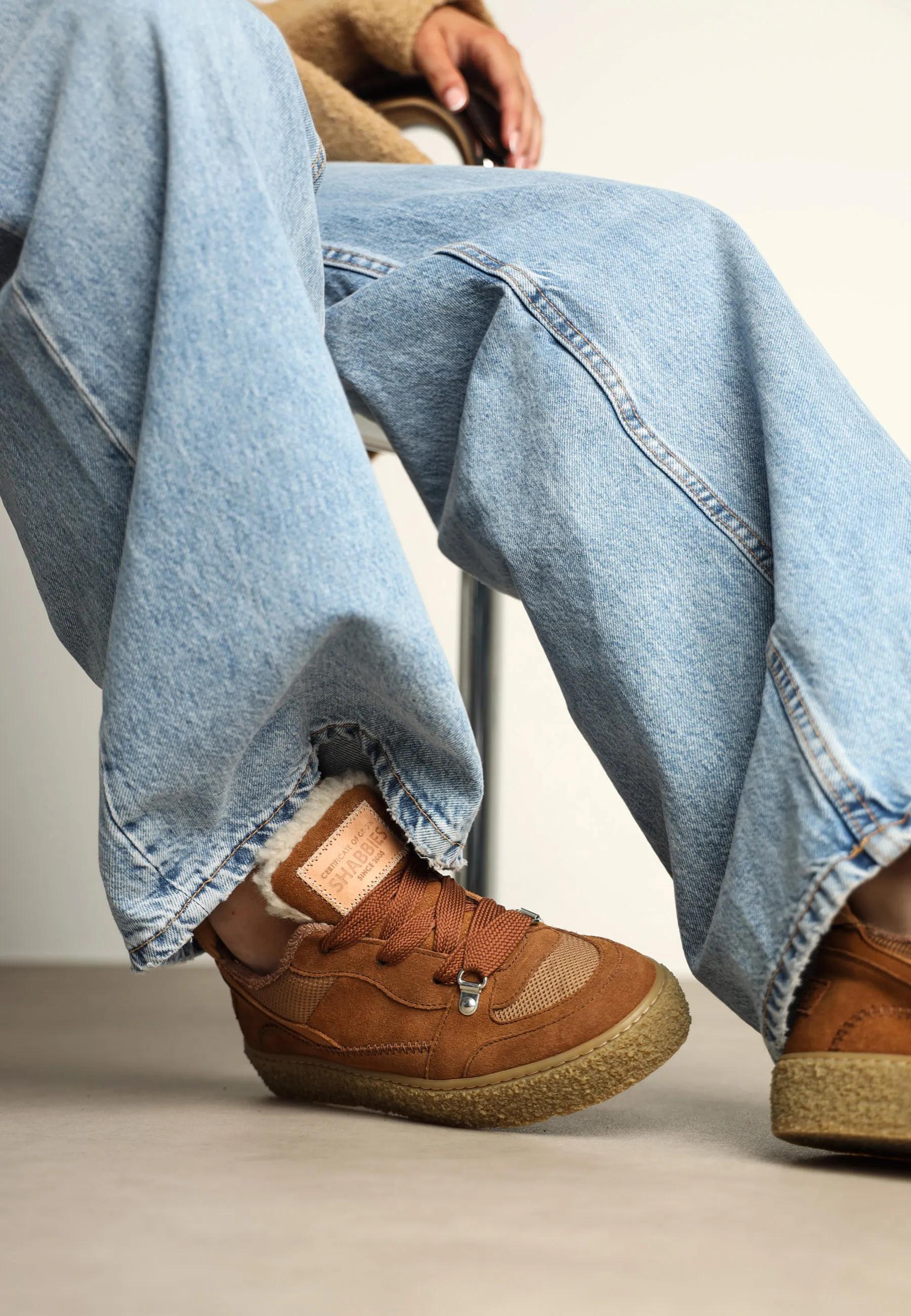 Chewy Unna Sneaker Wildleder Tabak