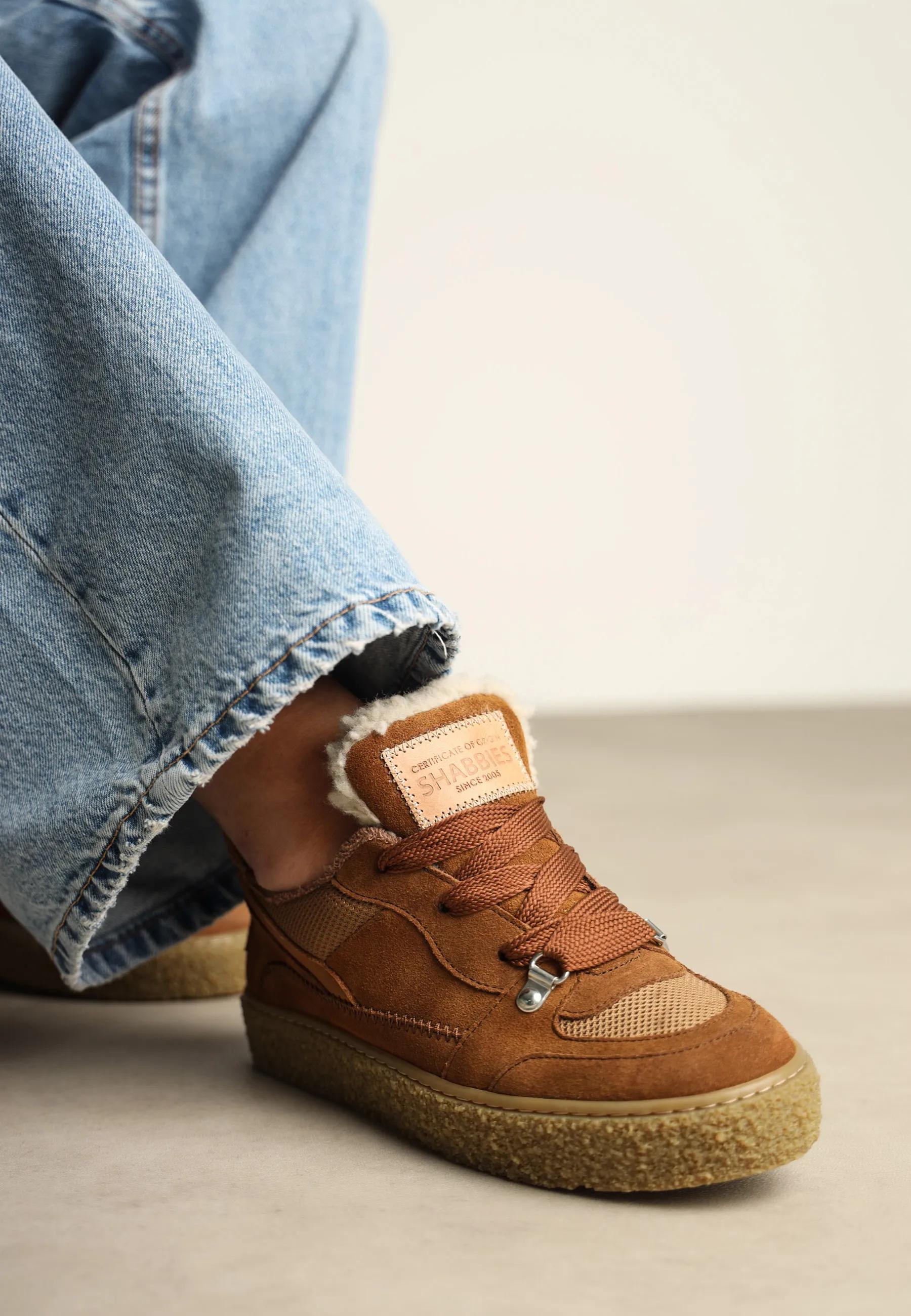 Chewy Unna Sneaker Wildleder Tabak