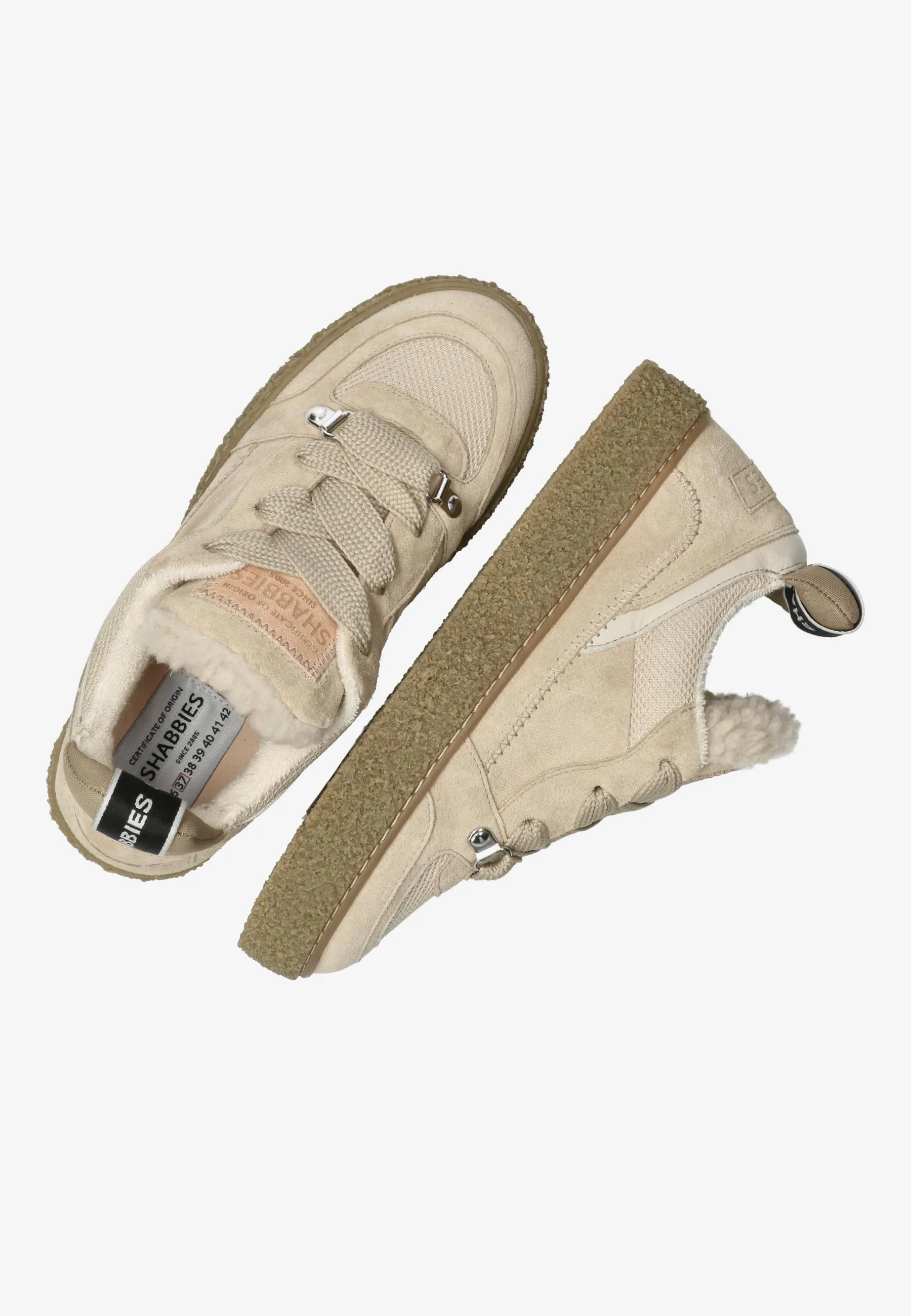 Chewy Unna sneaker Suède Zand