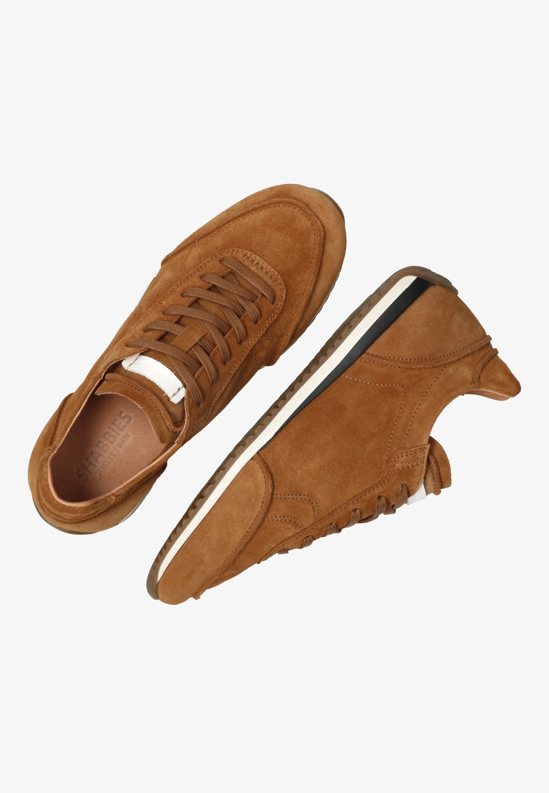 Taya Base sneaker Suède Cognac