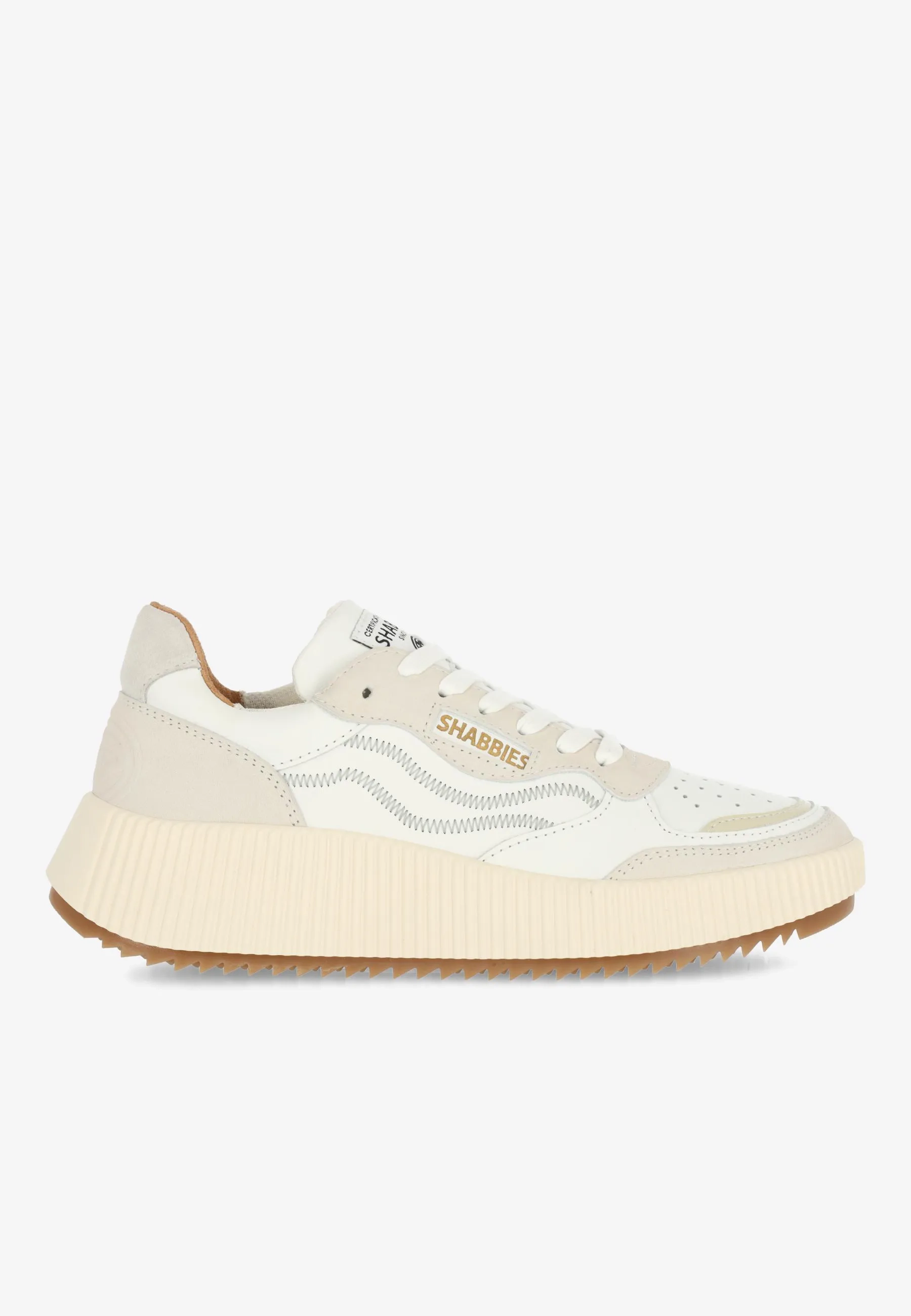 Chavi Ziggi sneaker Nubuck Wit/Beige