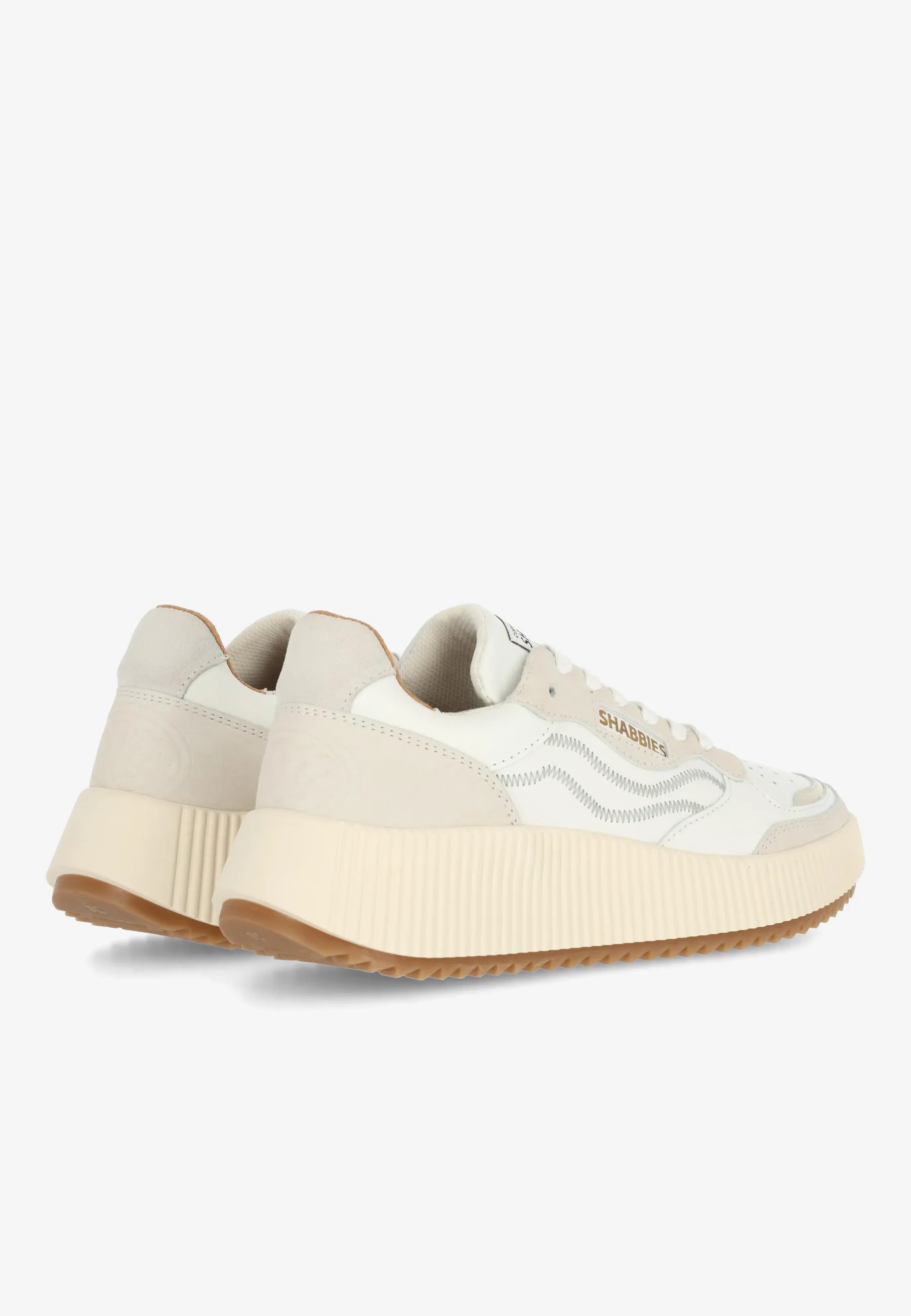 Chavi Ziggi sneaker Nubuck Wit/Beige